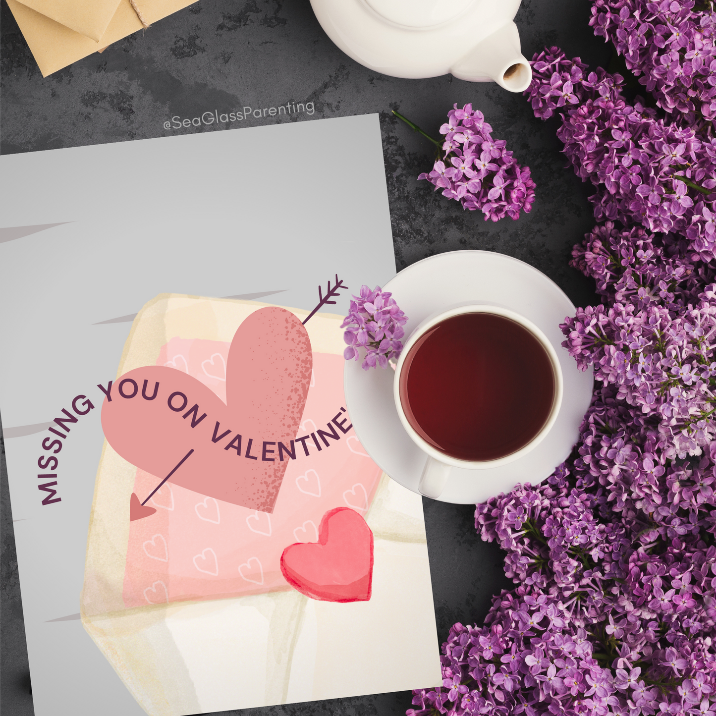 Missing you on Valentine's Day and Always—Holidays After Loss (greeting card)