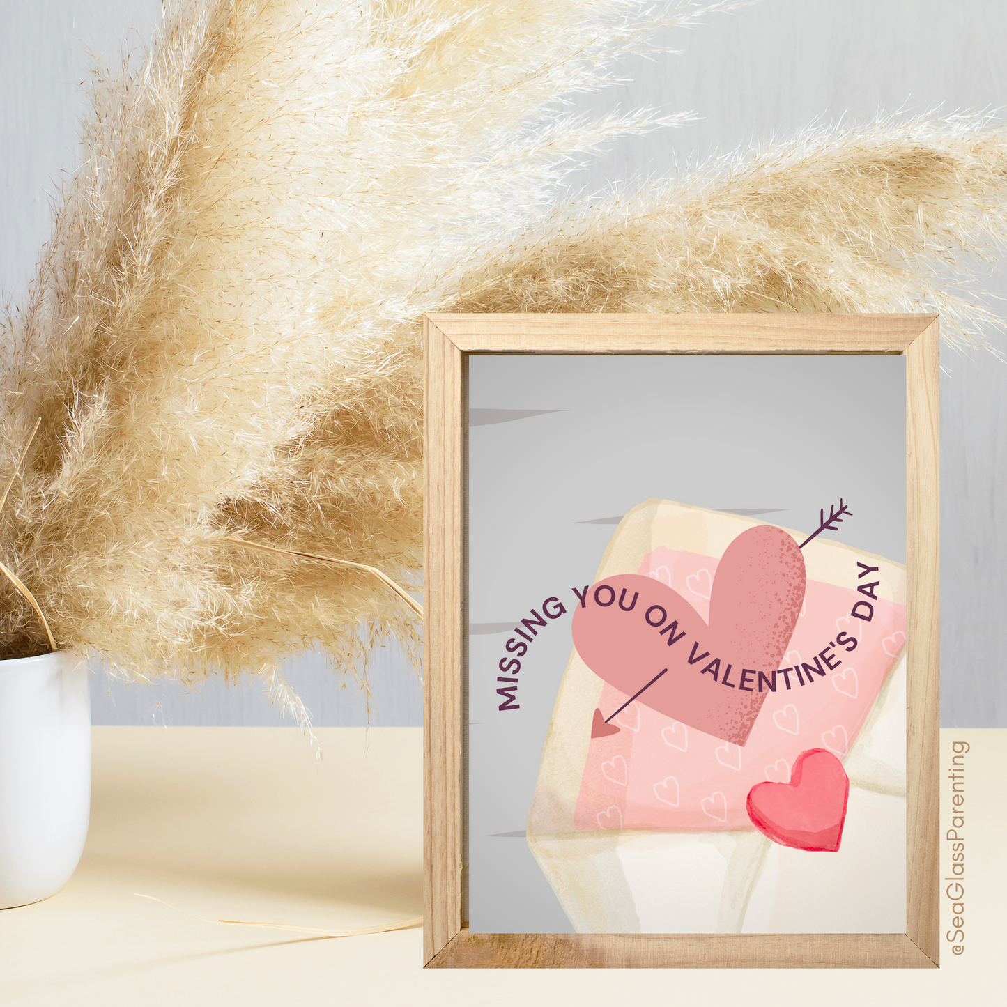 Missing you on Valentine's Day and Always—Holidays After Loss (greeting card)