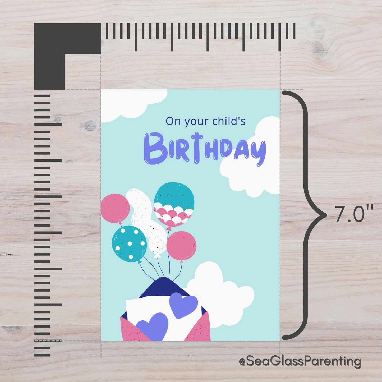 On Your Child's Birthday, Please Know they Made an Impact on my World—Memorial Baby Loss Birthday (greeting card)