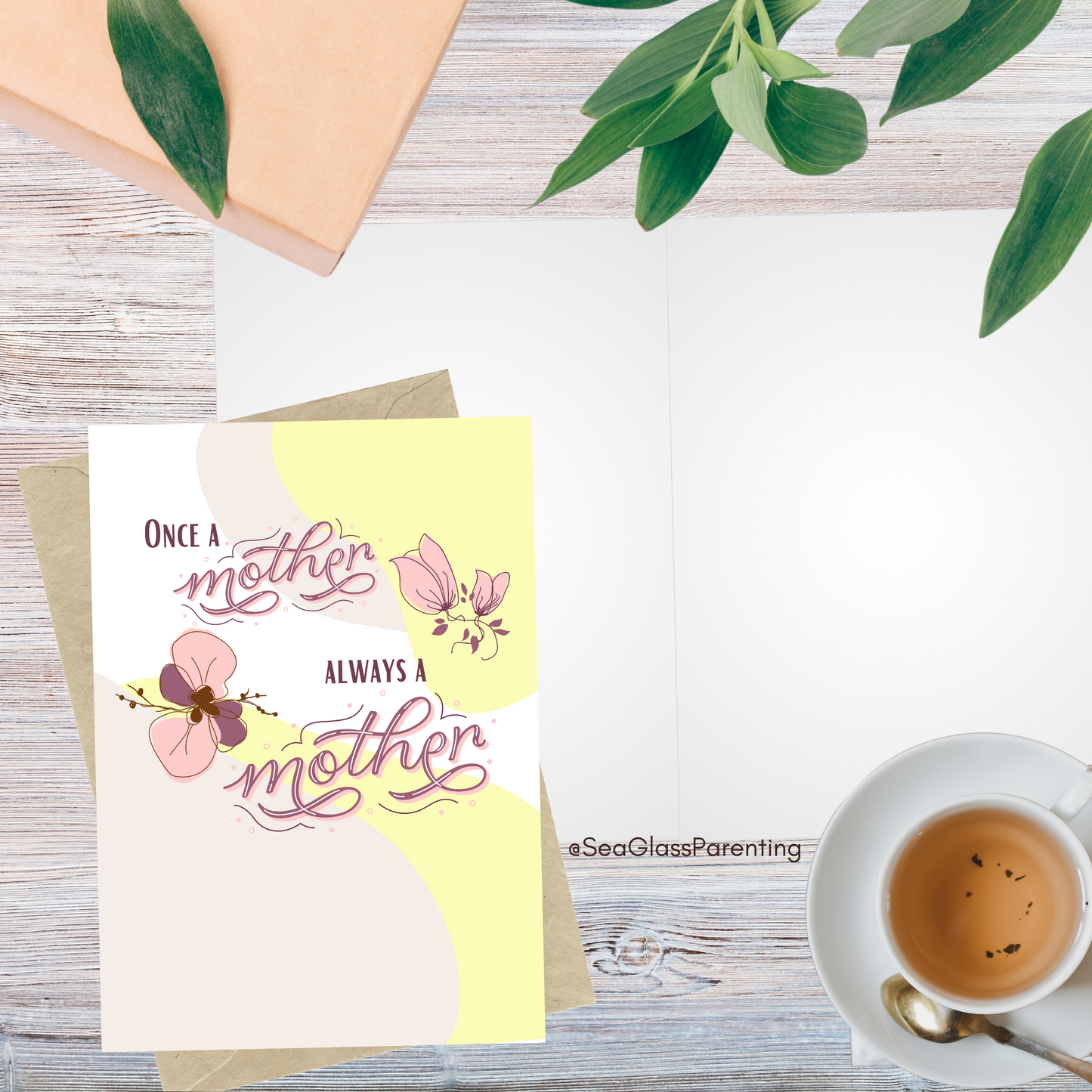 Once a Mother, Always a Mother (Blank inside)—Mothers Day (greeting card)