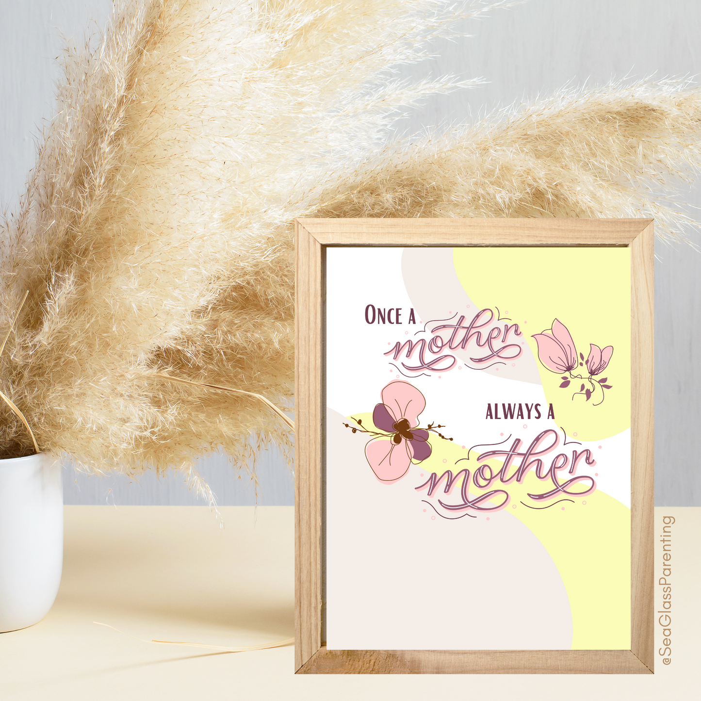 Once a Mother, Always a Mother (Blank inside)—Mothers Day (greeting card)