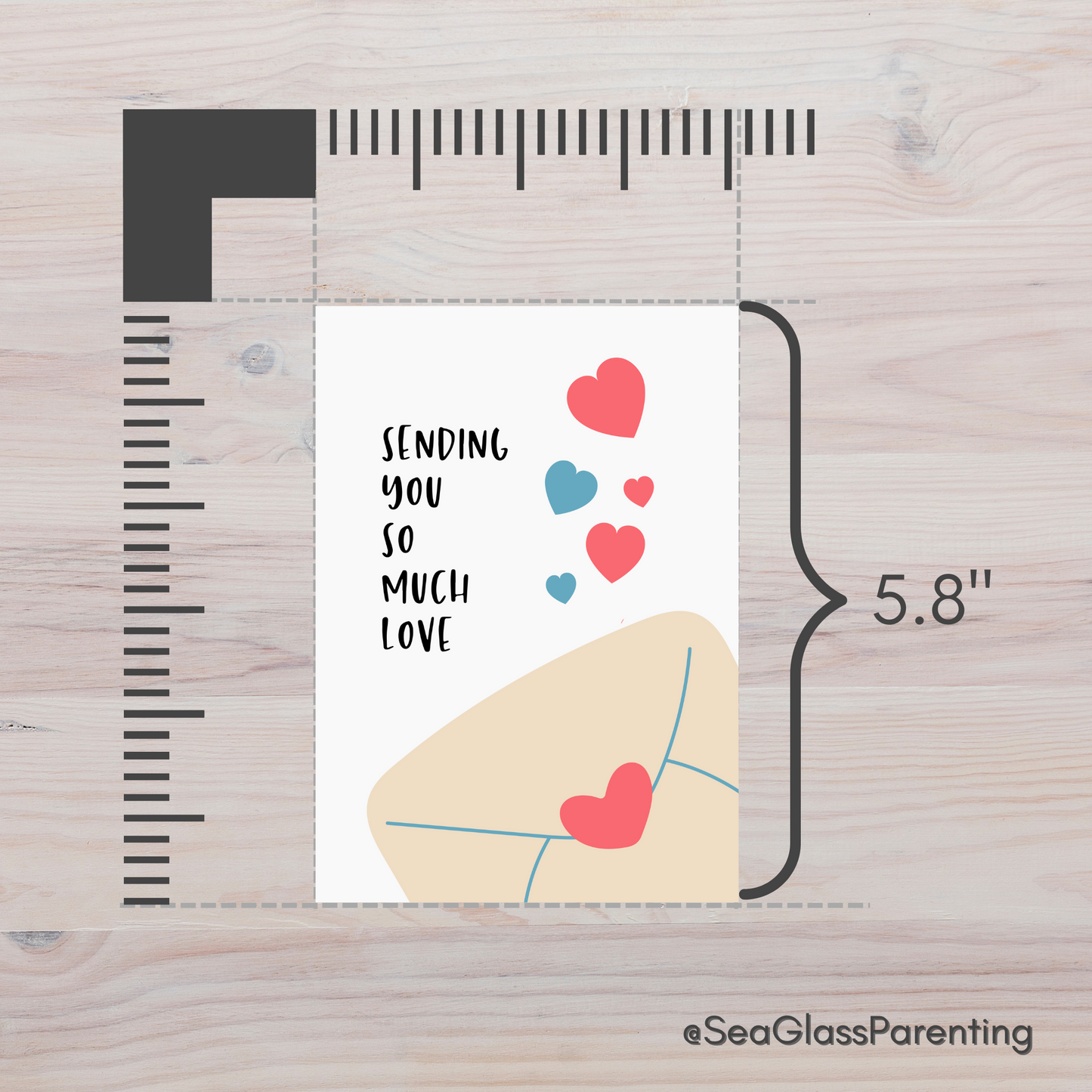 Sending You so Much Love w/Envelope—Grief and Loss Support (greeting card)