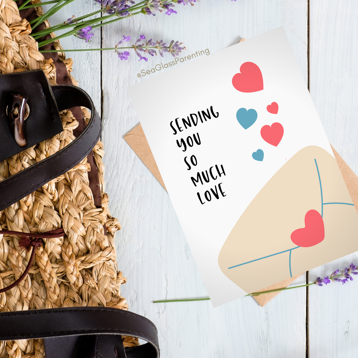 Sending You so Much Love w/Envelope—Grief and Loss Support (greeting card)