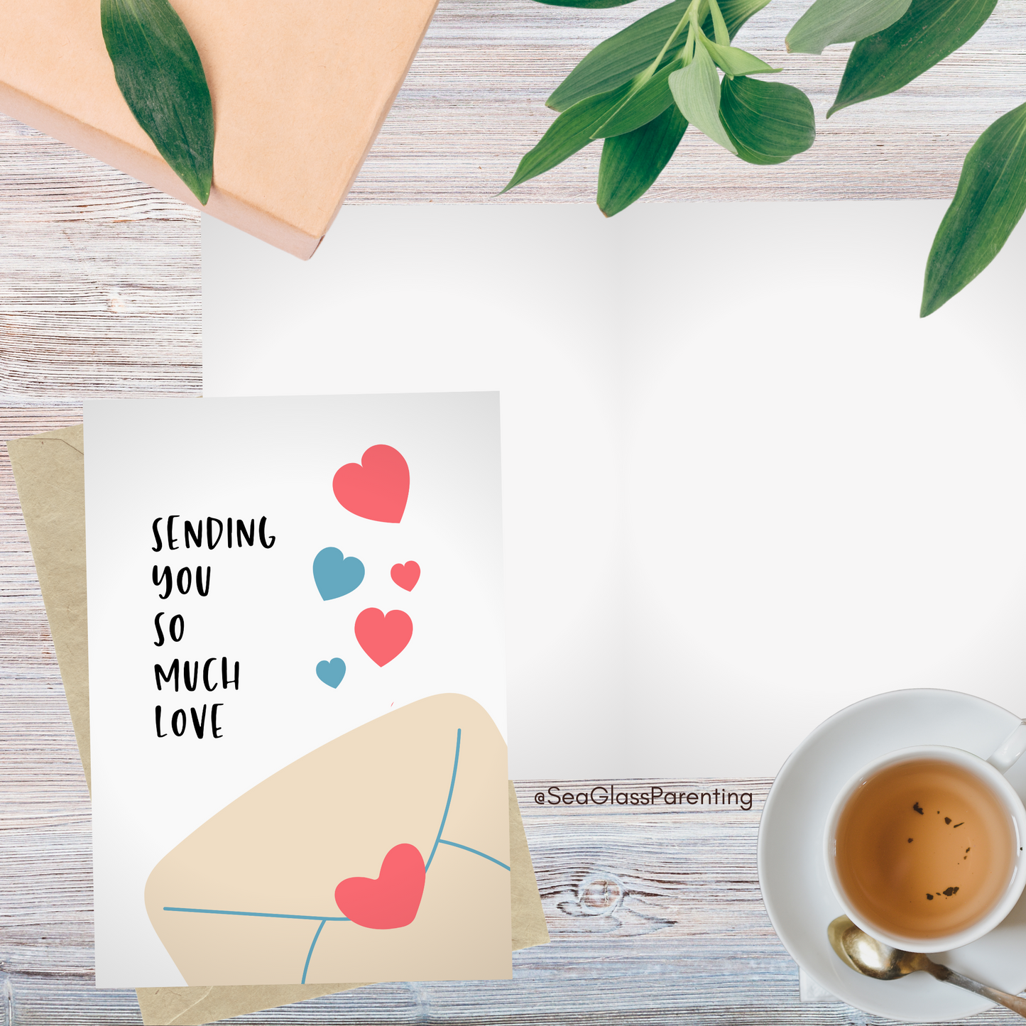 Sending You so Much Love w/Envelope—Grief and Loss Support (greeting card)