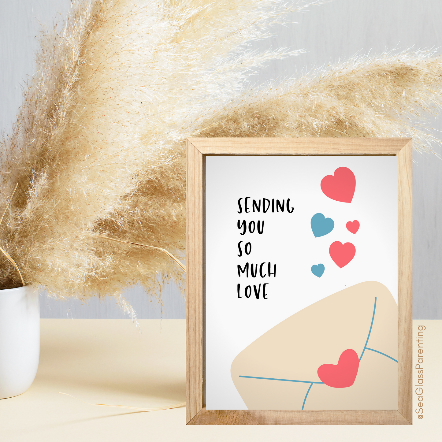 Sending You so Much Love w/Envelope—Grief and Loss Support (greeting card)