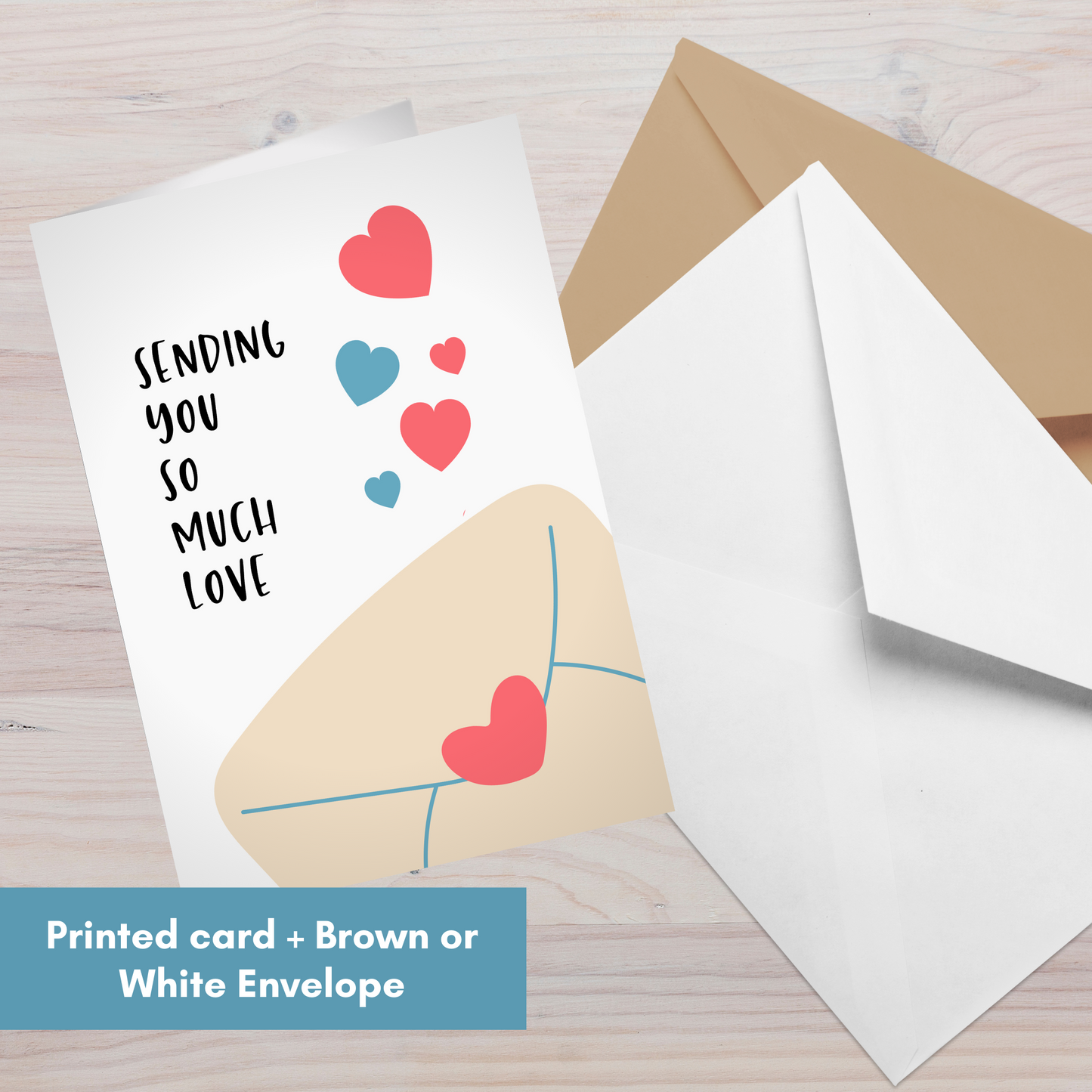 Sending You so Much Love w/Envelope—Grief and Loss Support (greeting card)