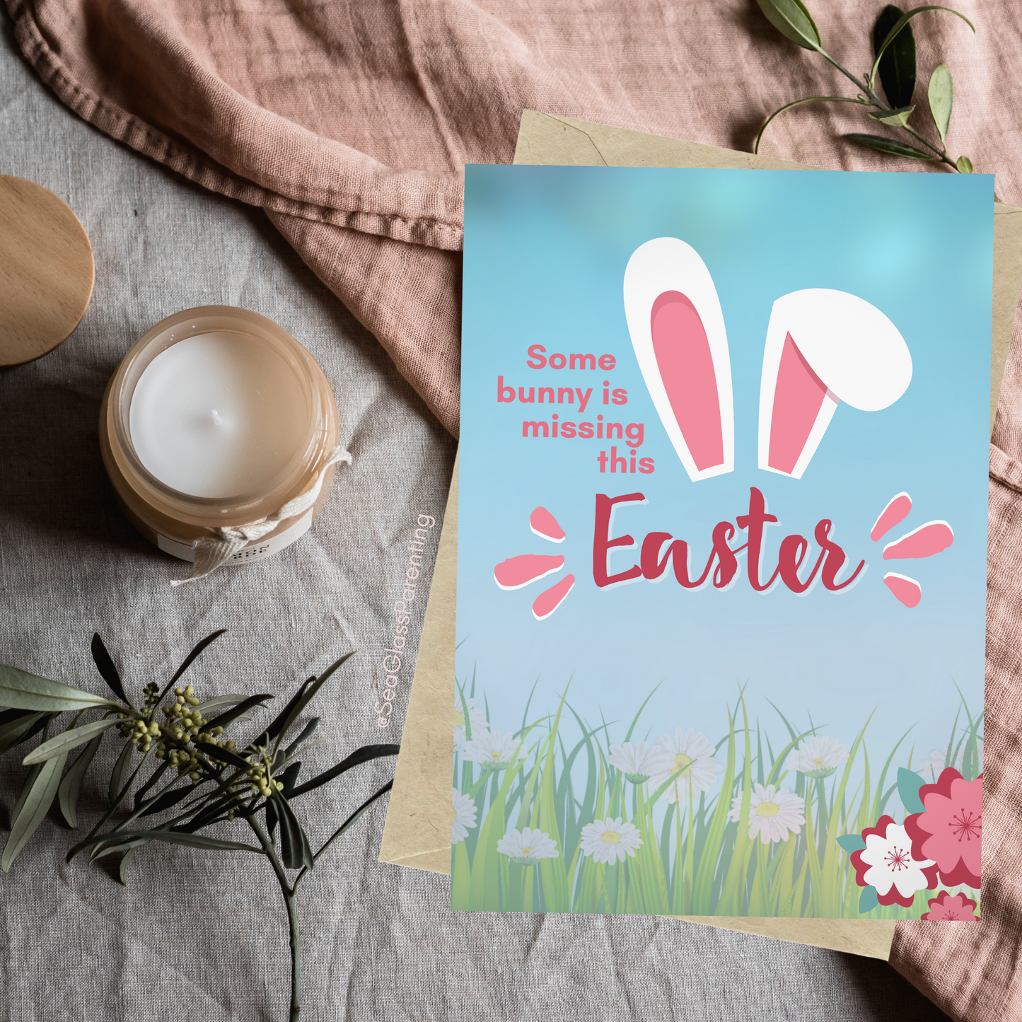 Some Bunny is Missing this Easter (and Always)—Holidays After Loss (greeting card)