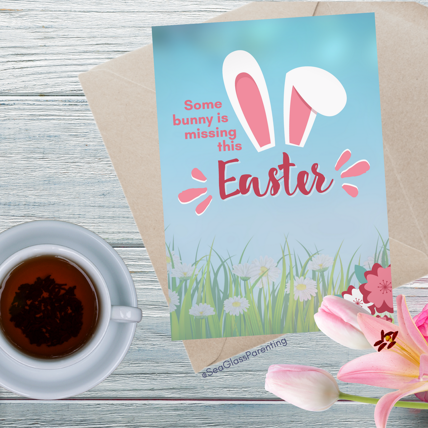 Some Bunny is Missing this Easter (and Always)—Holidays After Loss (greeting card)