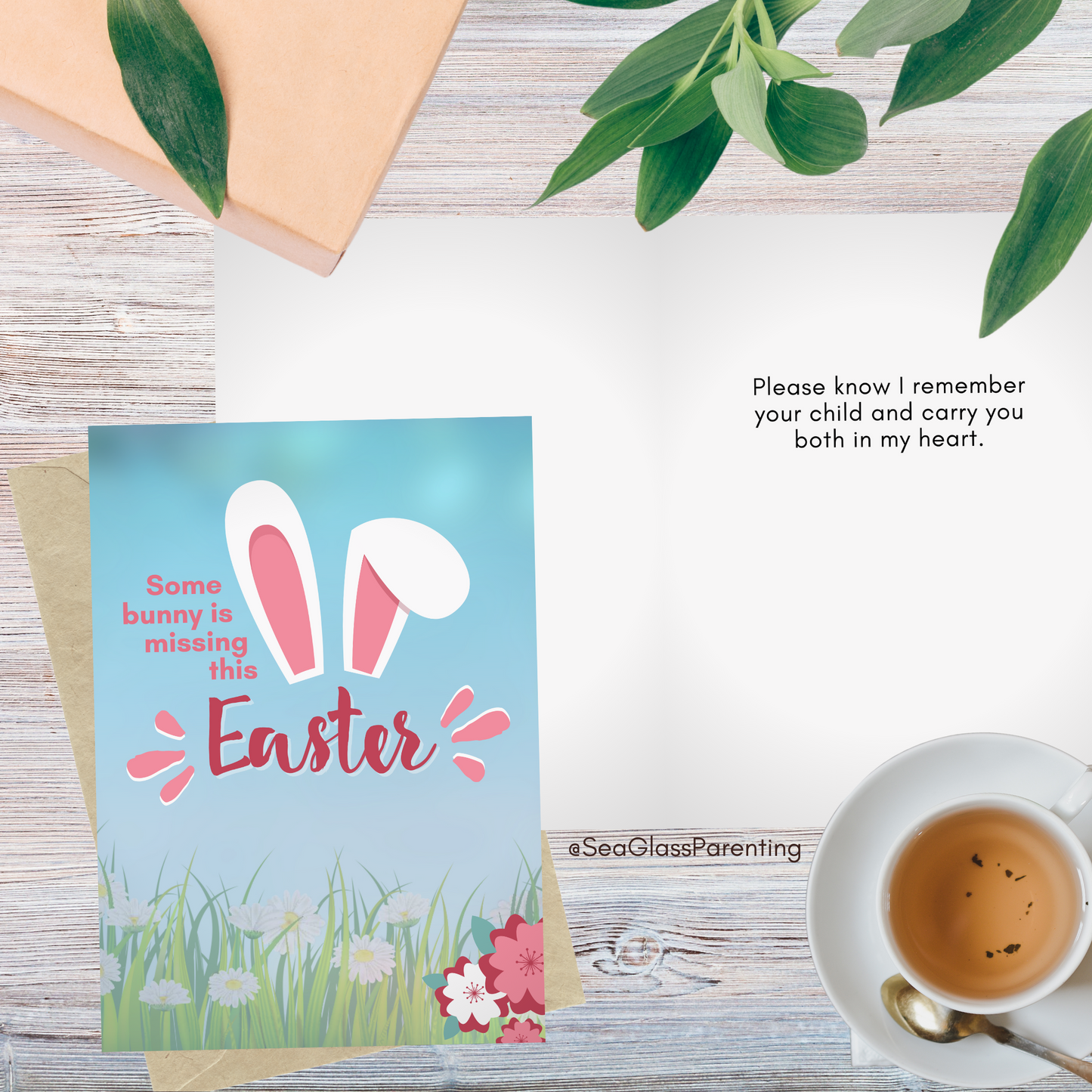 Some Bunny is Missing this Easter (and Always)—Holidays After Loss (greeting card)