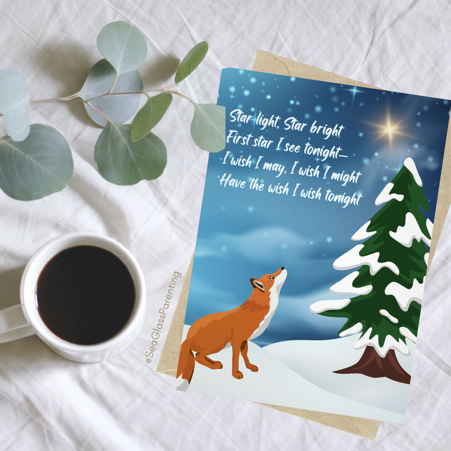 Star Light, Star Bright; First Star I See Tonight…—Winter Remembrance (greeting card)