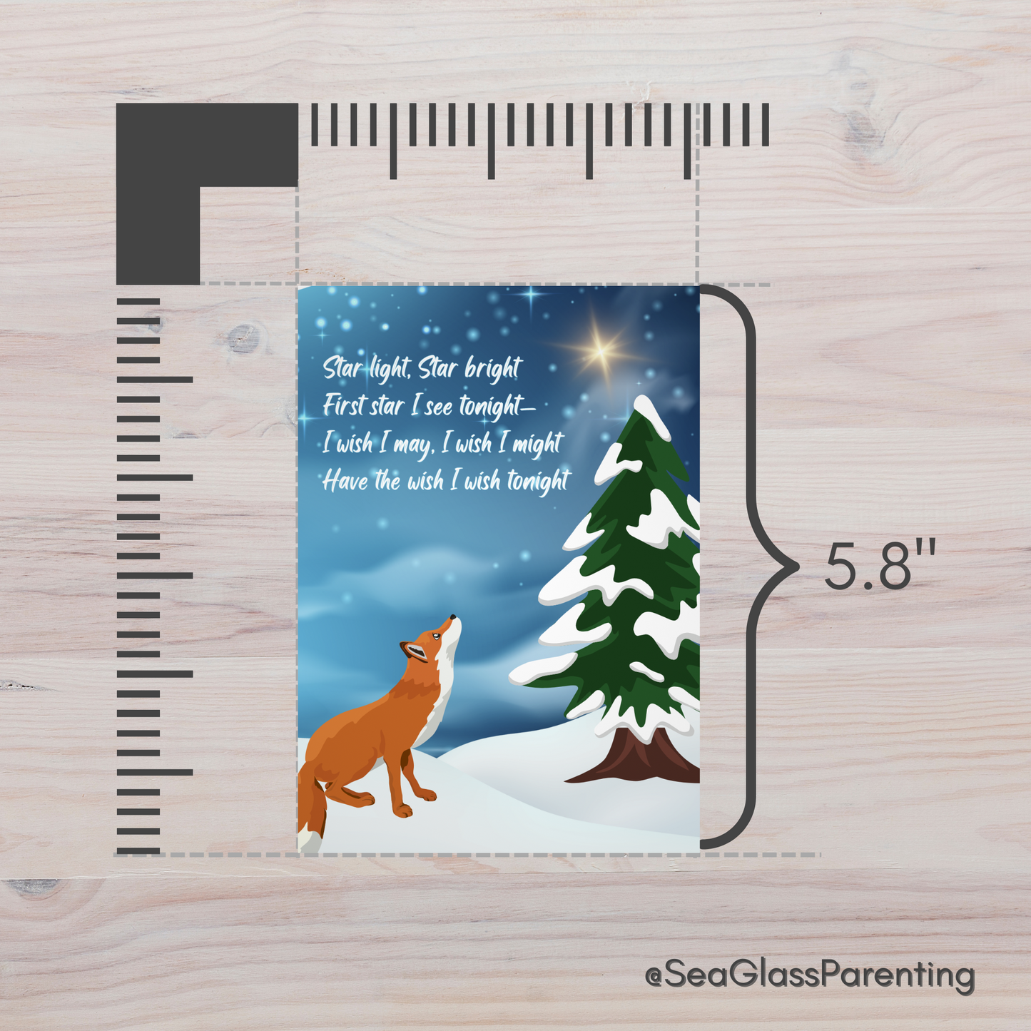 Star Light, Star Bright; First Star I See Tonight…—Winter Remembrance (greeting card)
