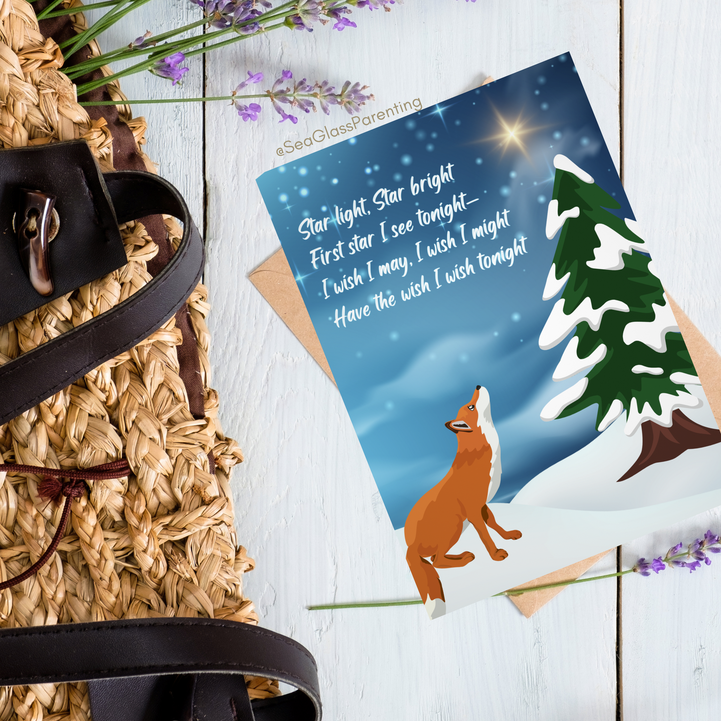 Star Light, Star Bright; First Star I See Tonight…—Winter Remembrance (greeting card)