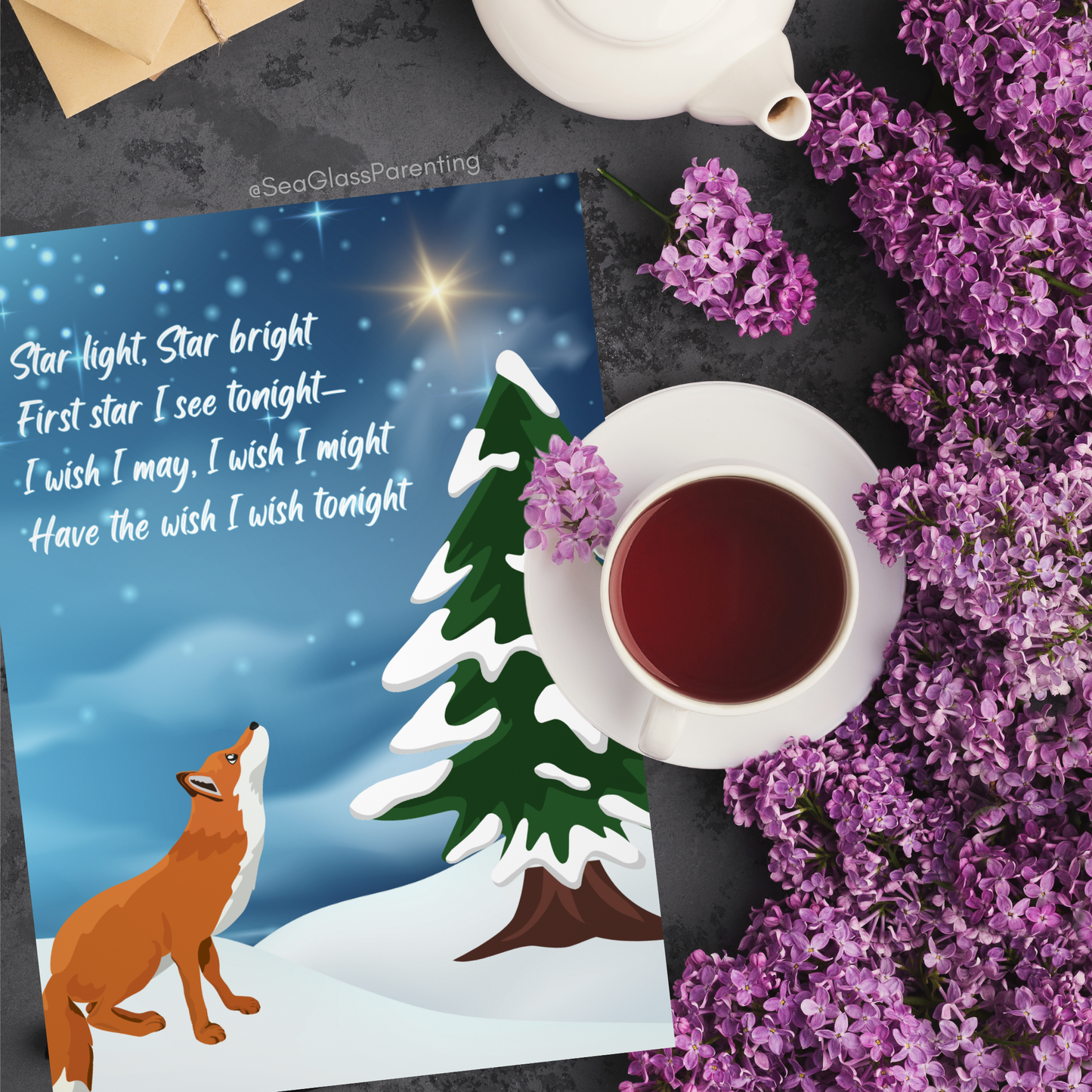Star Light, Star Bright; First Star I See Tonight…—Winter Remembrance (greeting card)