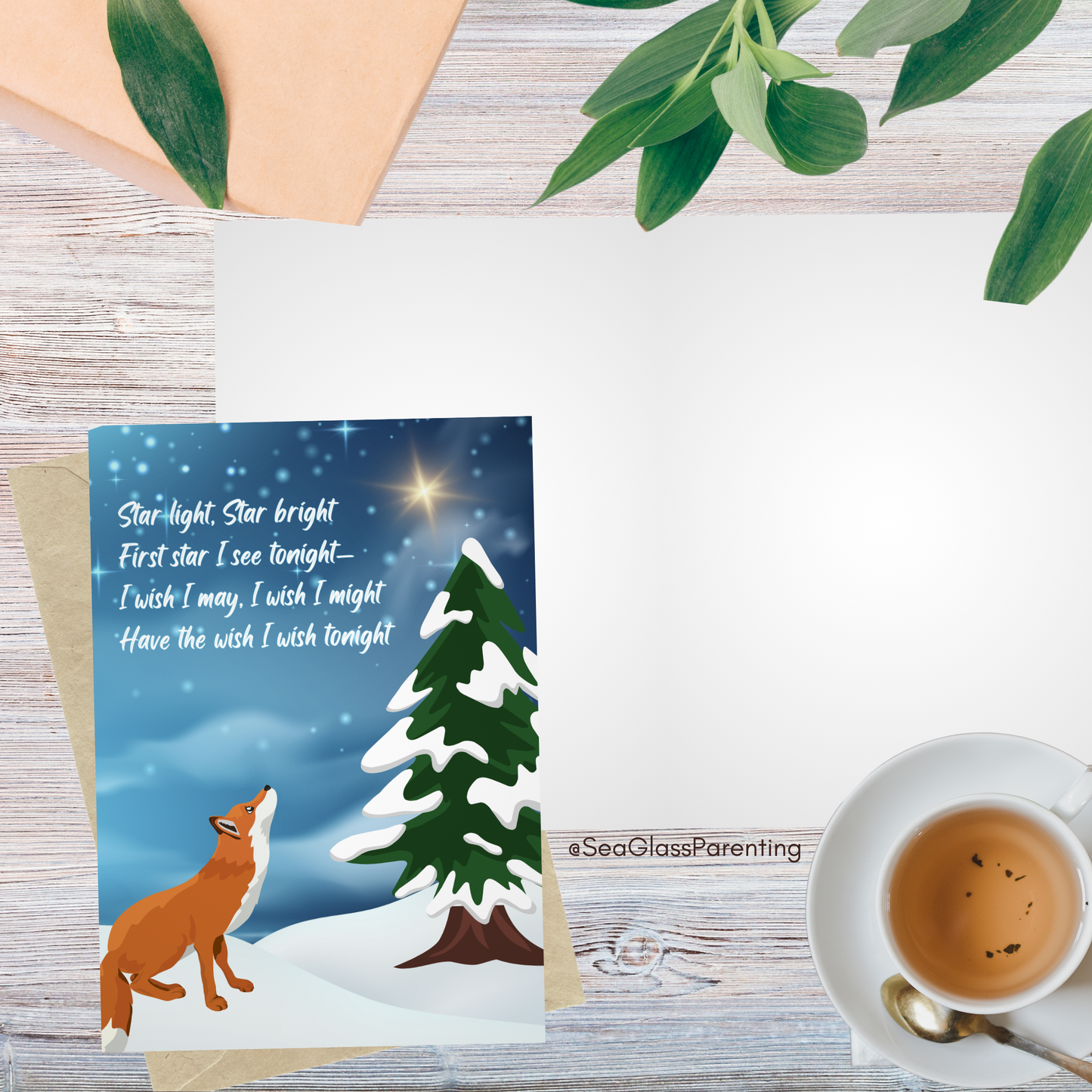 Star Light, Star Bright; First Star I See Tonight…—Winter Remembrance (greeting card)