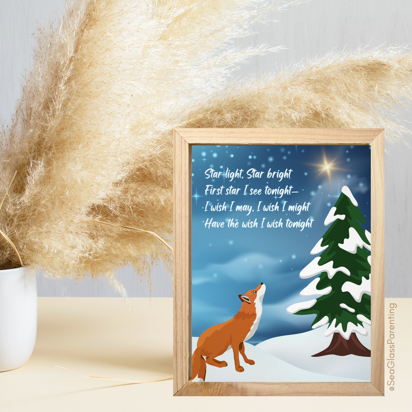 Star Light, Star Bright; First Star I See Tonight…—Winter Remembrance (greeting card)