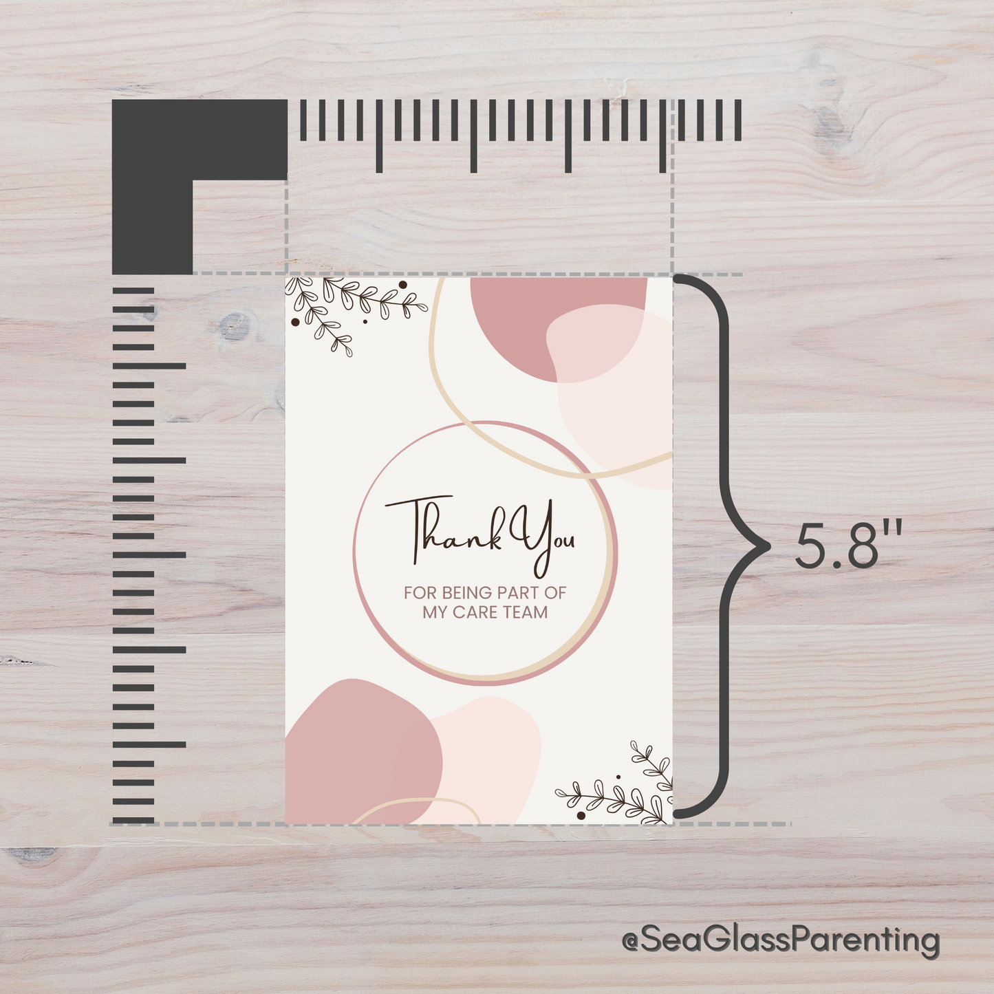 Thank You for Being Part of my Care Team. Your Kindness Helped—Provider Thank You (greeting card)