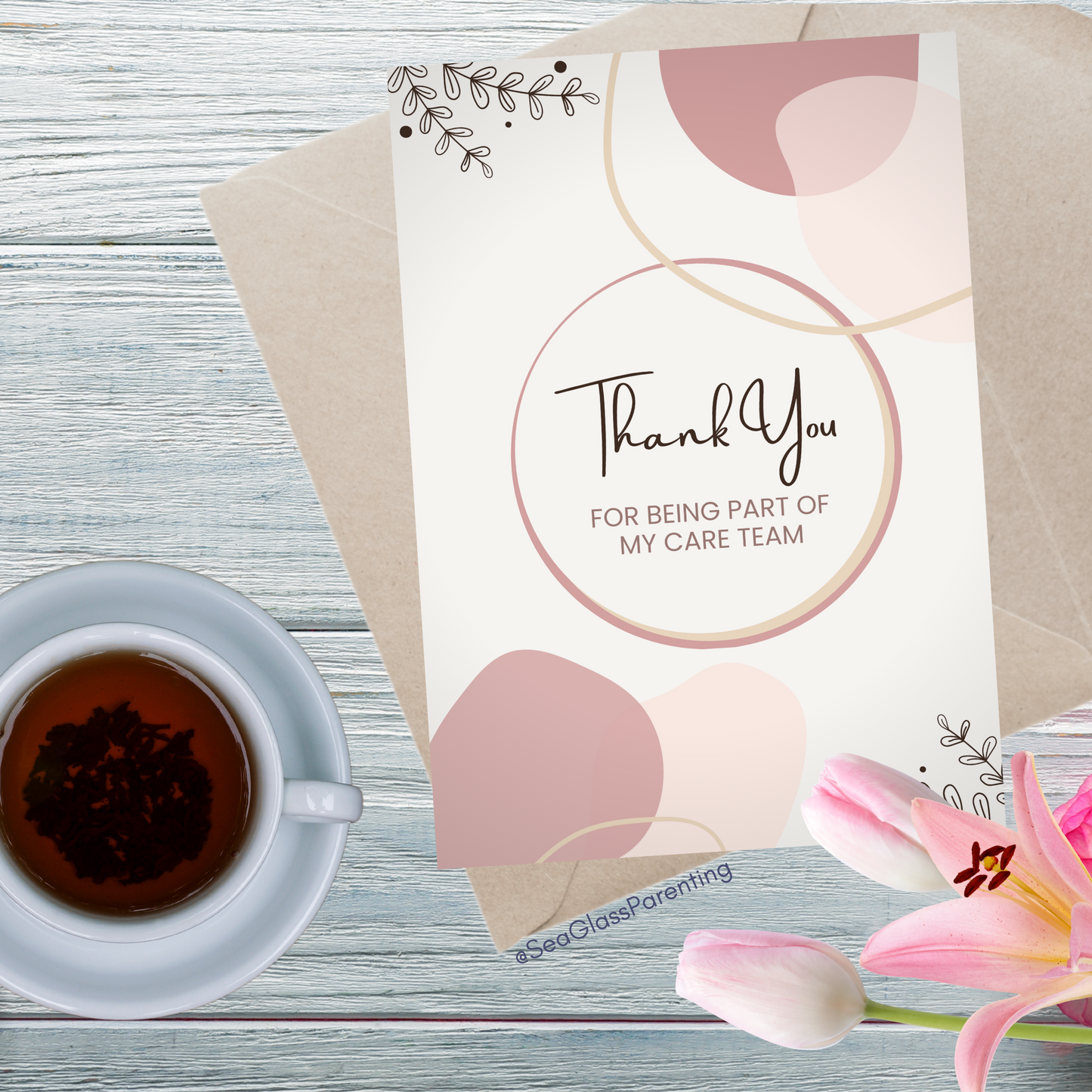 Thank You for Being Part of my Care Team. Your Kindness Helped—Provider Thank You (greeting card)
