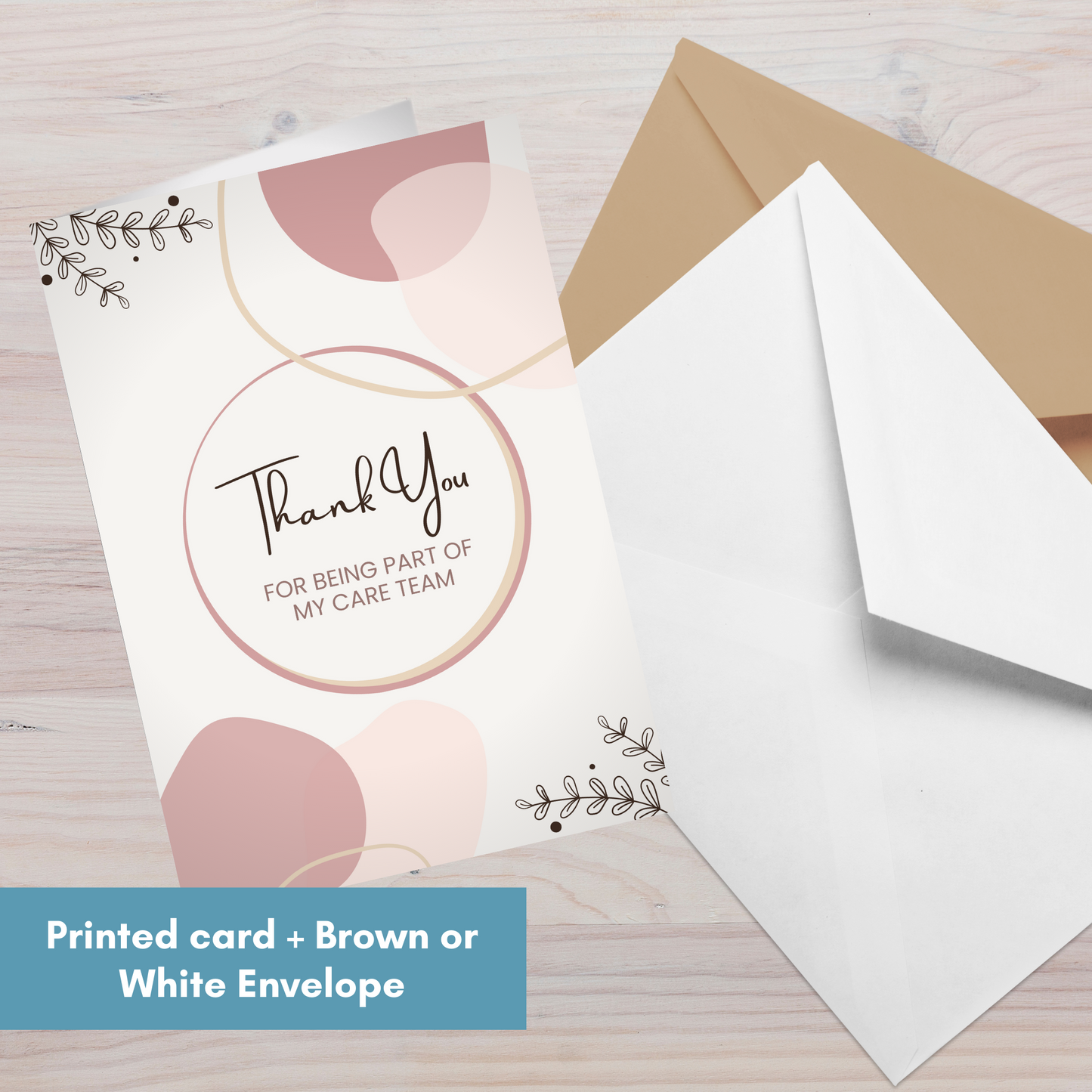 Thank You for Being Part of my Care Team. Your Kindness Helped—Provider Thank You (greeting card)