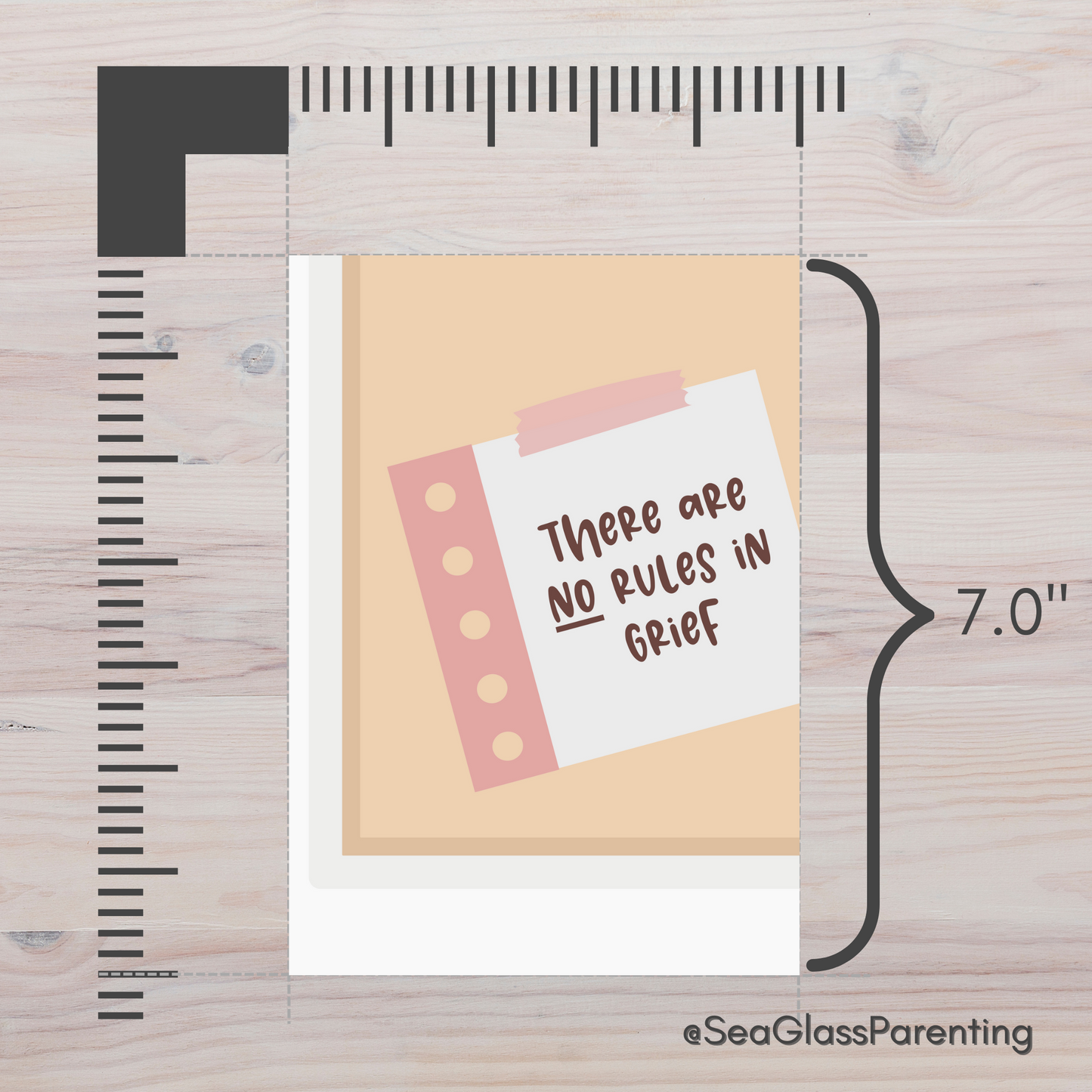 There are NO Rules in Grief—Grief and Loss Support (greeting card)