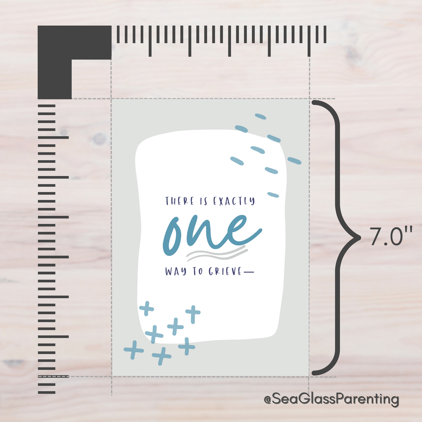 There is exactly one way to grieve—YOUR way—Grief and loss support (greeting card)