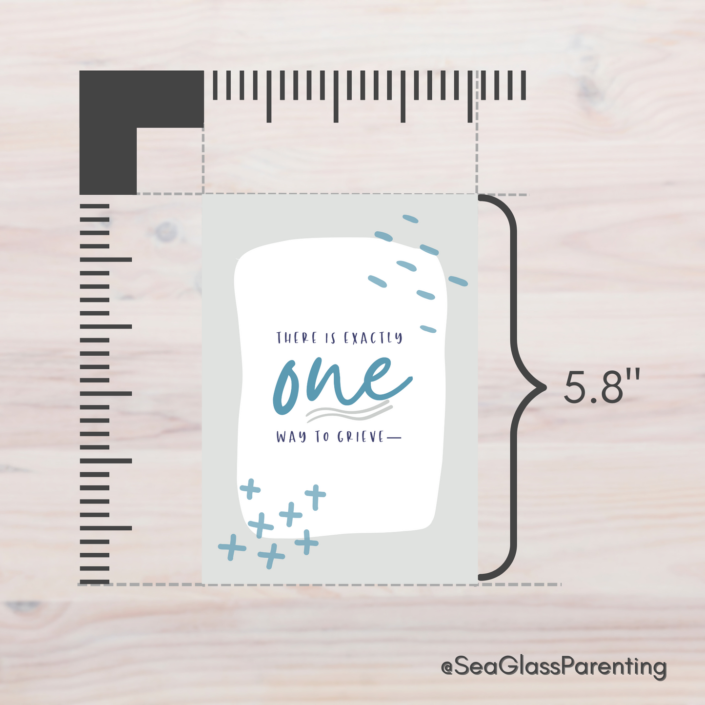 There is exactly one way to grieve—YOUR way—Grief and loss support (greeting card)