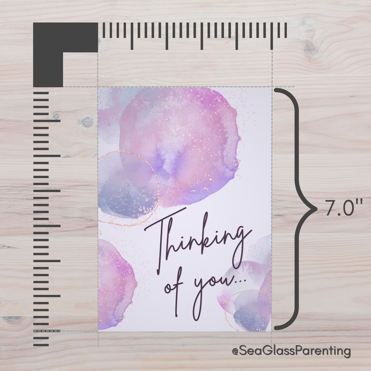 Thinking of you and holding you and your child in my heart—Sympathy and Remembrance (greeting card)