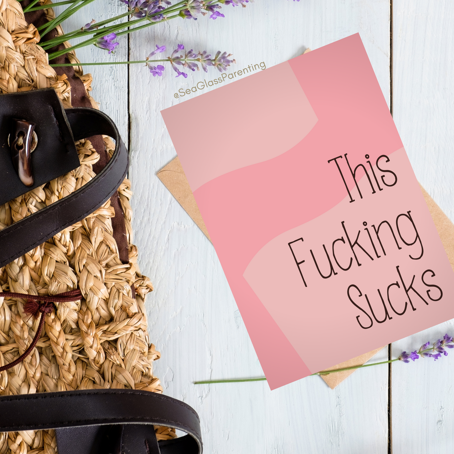 This Fucking Sucks and I'm Here for You—Grief and Loss Support (greeting card)