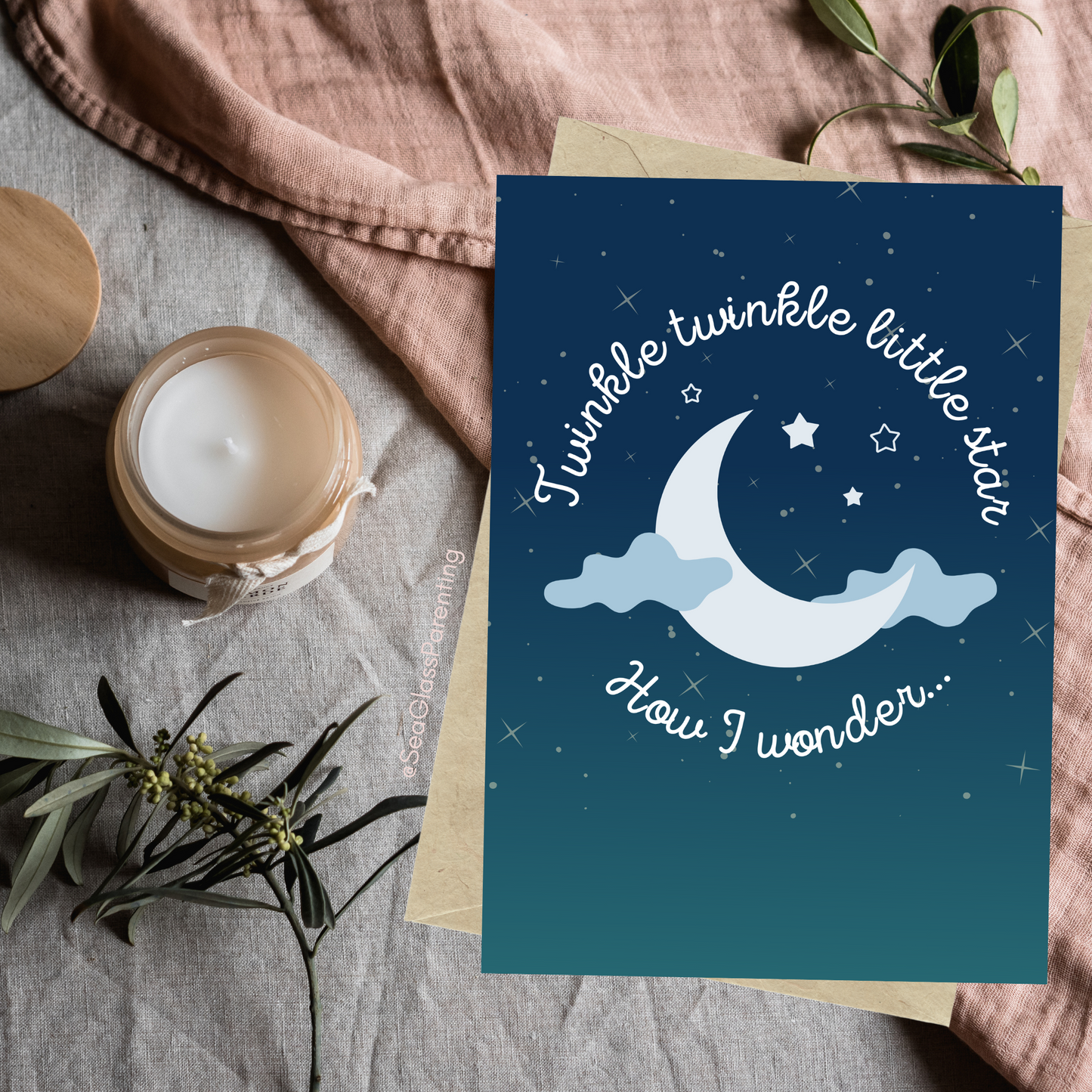Twinkle Twinkle Little Star, How I Wonder…Letters to the Dead (greeting card)