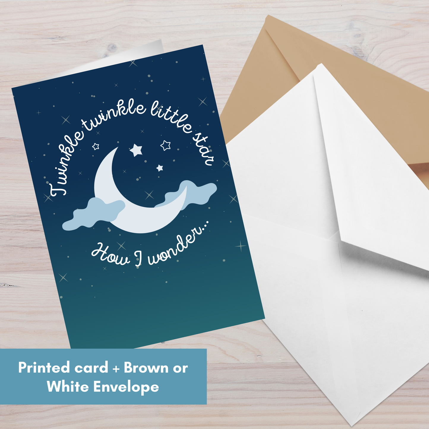 Twinkle Twinkle Little Star, How I Wonder…Letters to the Dead (greeting card)