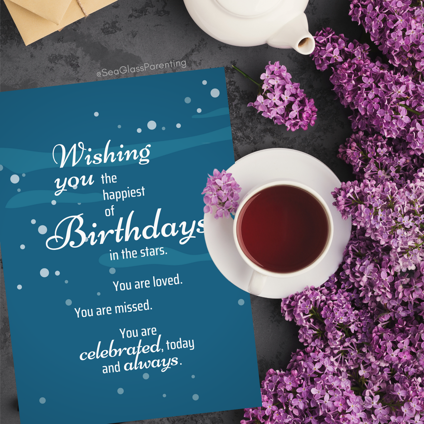 Wishing You the Happiest of Birthdays in the Stars—Baby Loss Birthday (greeting card)