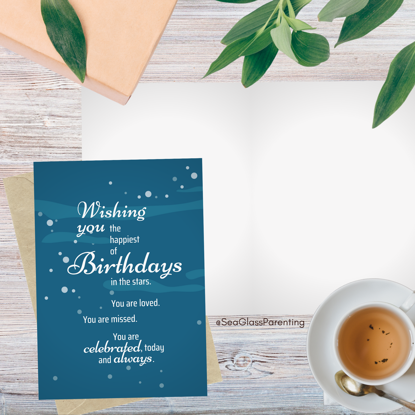 Wishing You the Happiest of Birthdays in the Stars—Baby Loss Birthday (greeting card)
