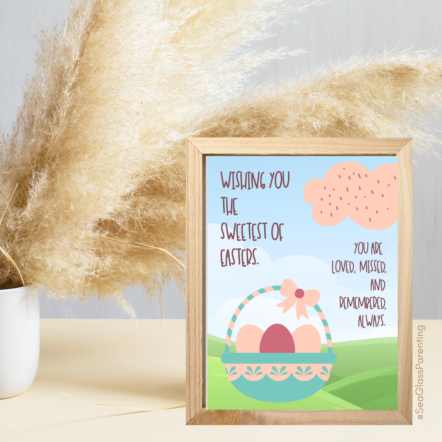 Easter Basket, Wishing You the Sweetest of Easters—Holidays After Loss (greeting card)