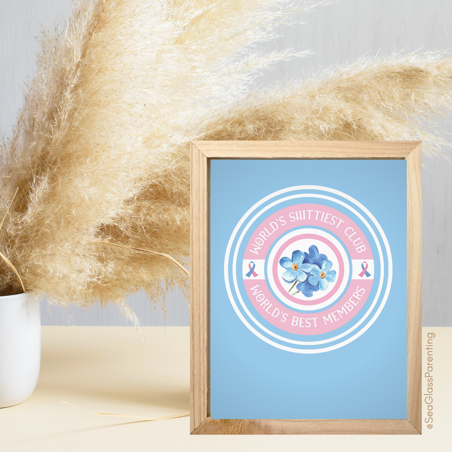 World's Shittiest Club; World's Best Members—Baby loss community (greeting card)