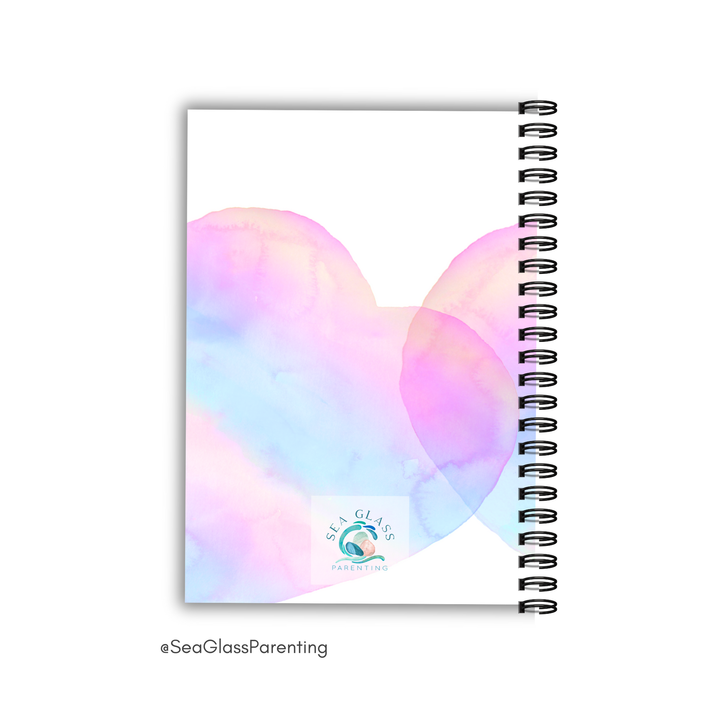 Stillborn, Forever Loved w/Mama's Pregnant Belly—Baby Loss Remembrance (spiral journal notebook)