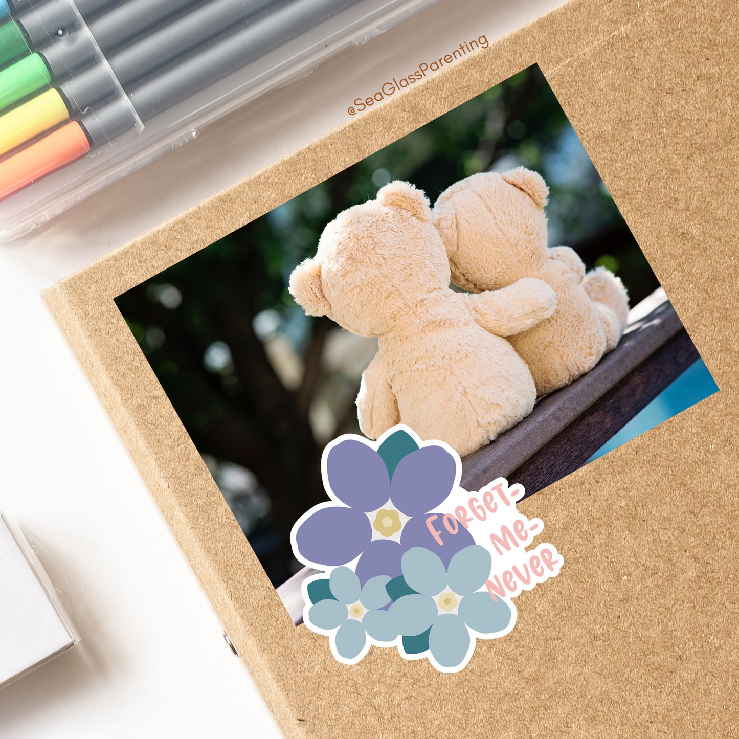 Grief and Loss Journaling Volume 1—Baby Loss Remembrance (vinyl sticker sheet)