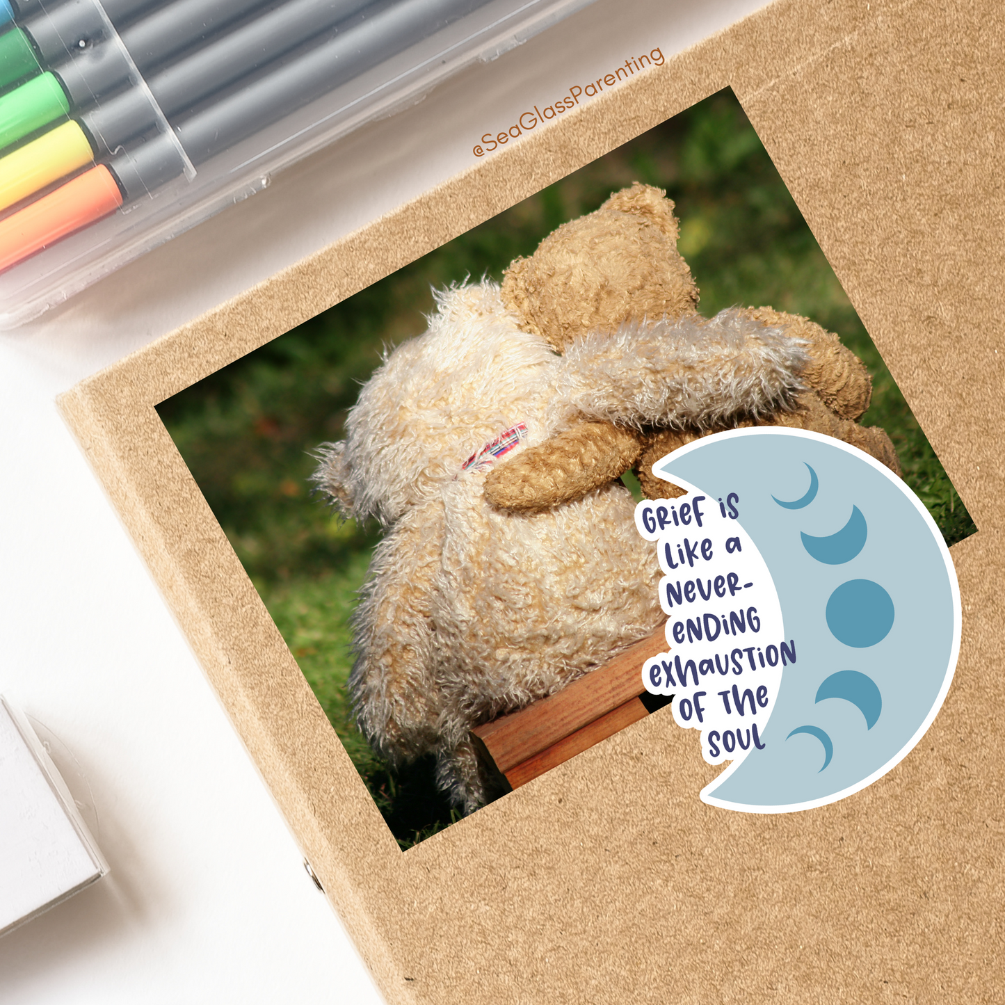 Grief and Loss Journaling Volume 2—Baby Loss Remembrance (vinyl sticker sheet)