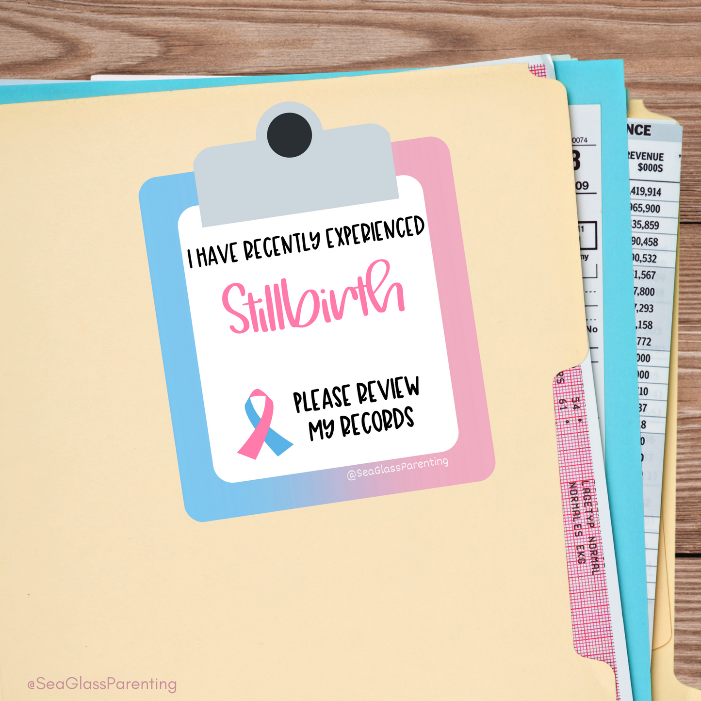 Postpartum after Loss Doctor's Office Appointment stickers (paper sticker sheet)