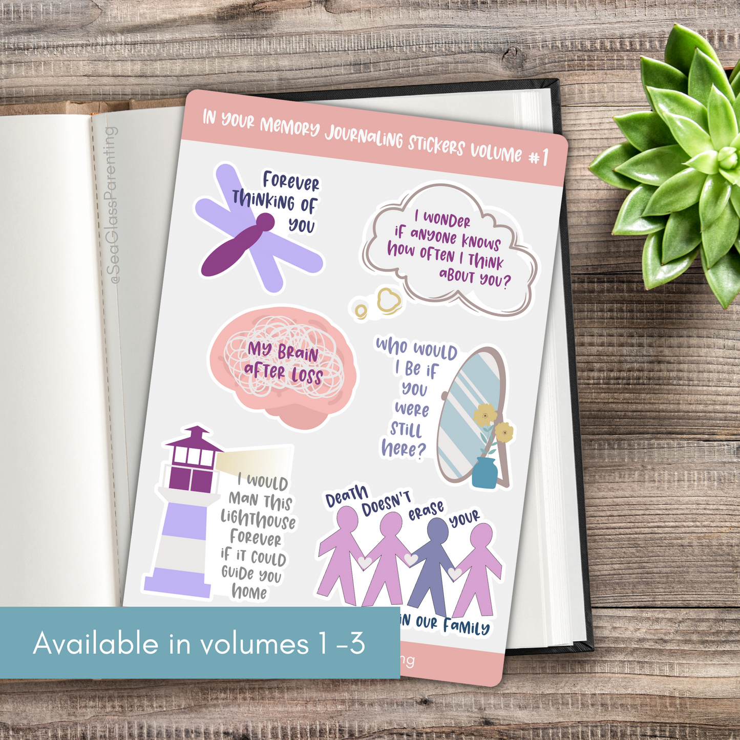 In Your Memory Journaling Volume 1—Baby Loss Remembrance (vinyl sticker sheet)