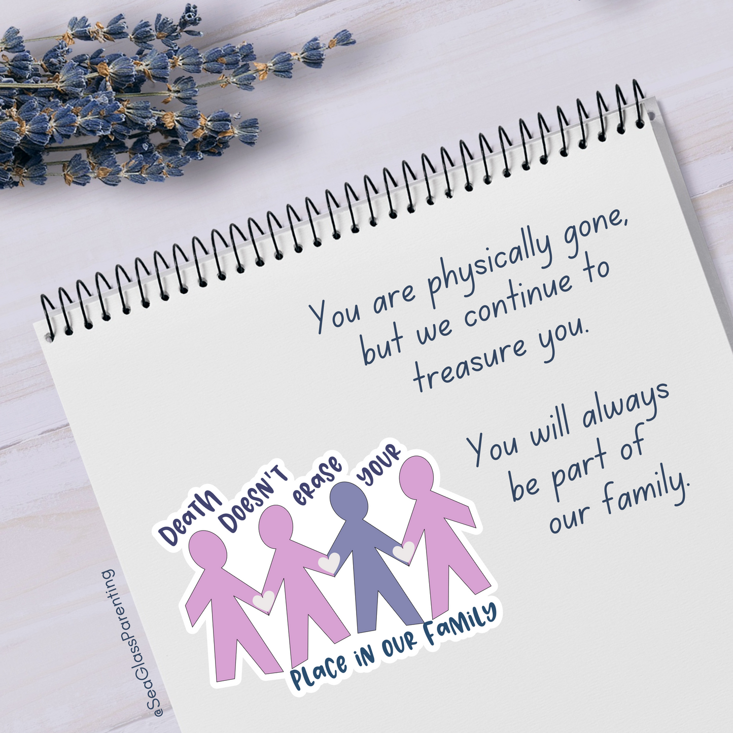 In Your Memory Journaling Volume 1—Baby Loss Remembrance (vinyl sticker sheet)