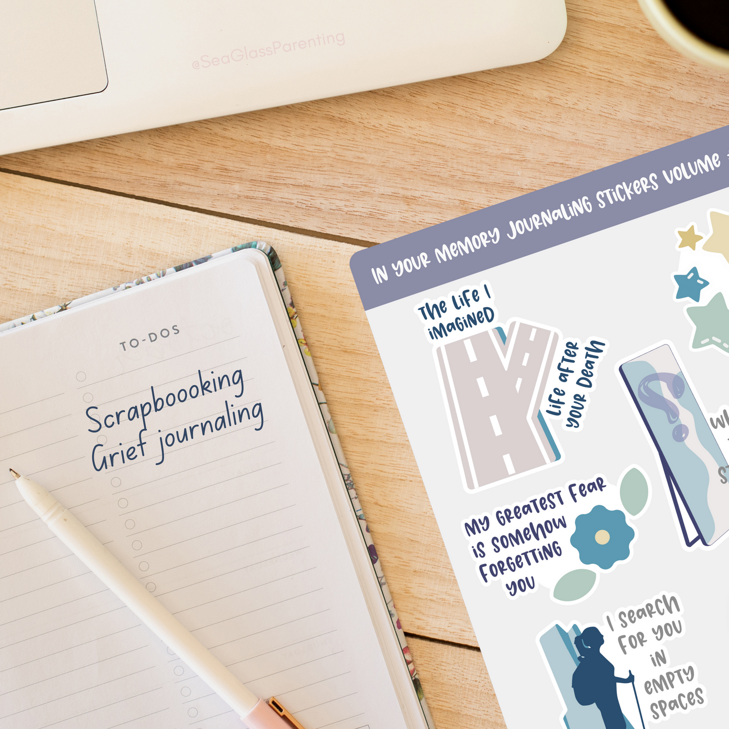 In Your Memory Journaling Volume 2—Baby Loss Remembrance (vinyl sticker sheet)