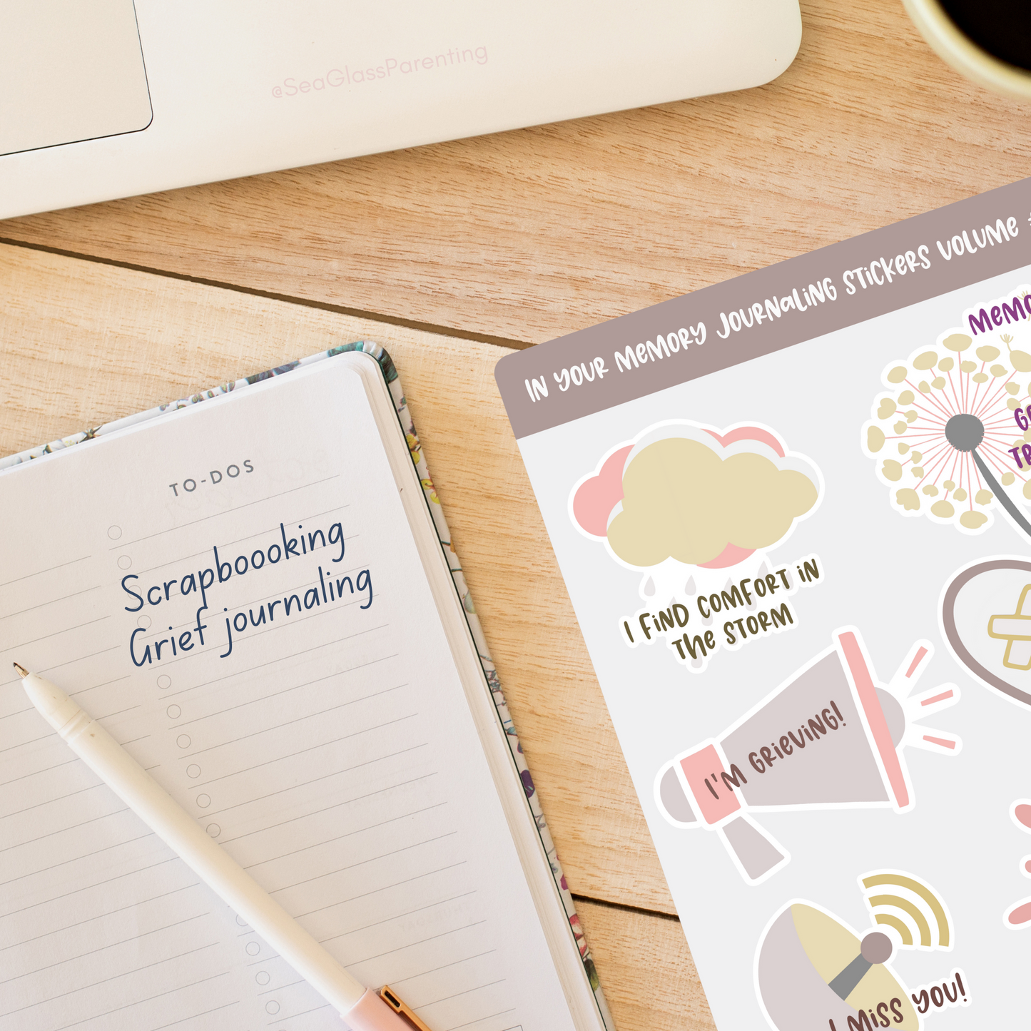 In Your Memory Journaling Volume 3—Baby Loss Remembrance (vinyl sticker sheet)