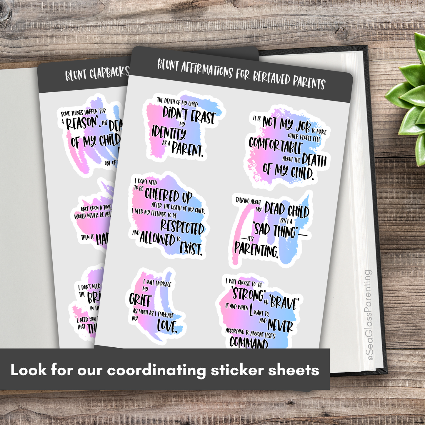 Blunt Clapbacks for Life After Baby Loss: Once Upon a Time I Thought I Would Never be Able to Survive it Either—Life After Baby Loss (vinyl sticker)