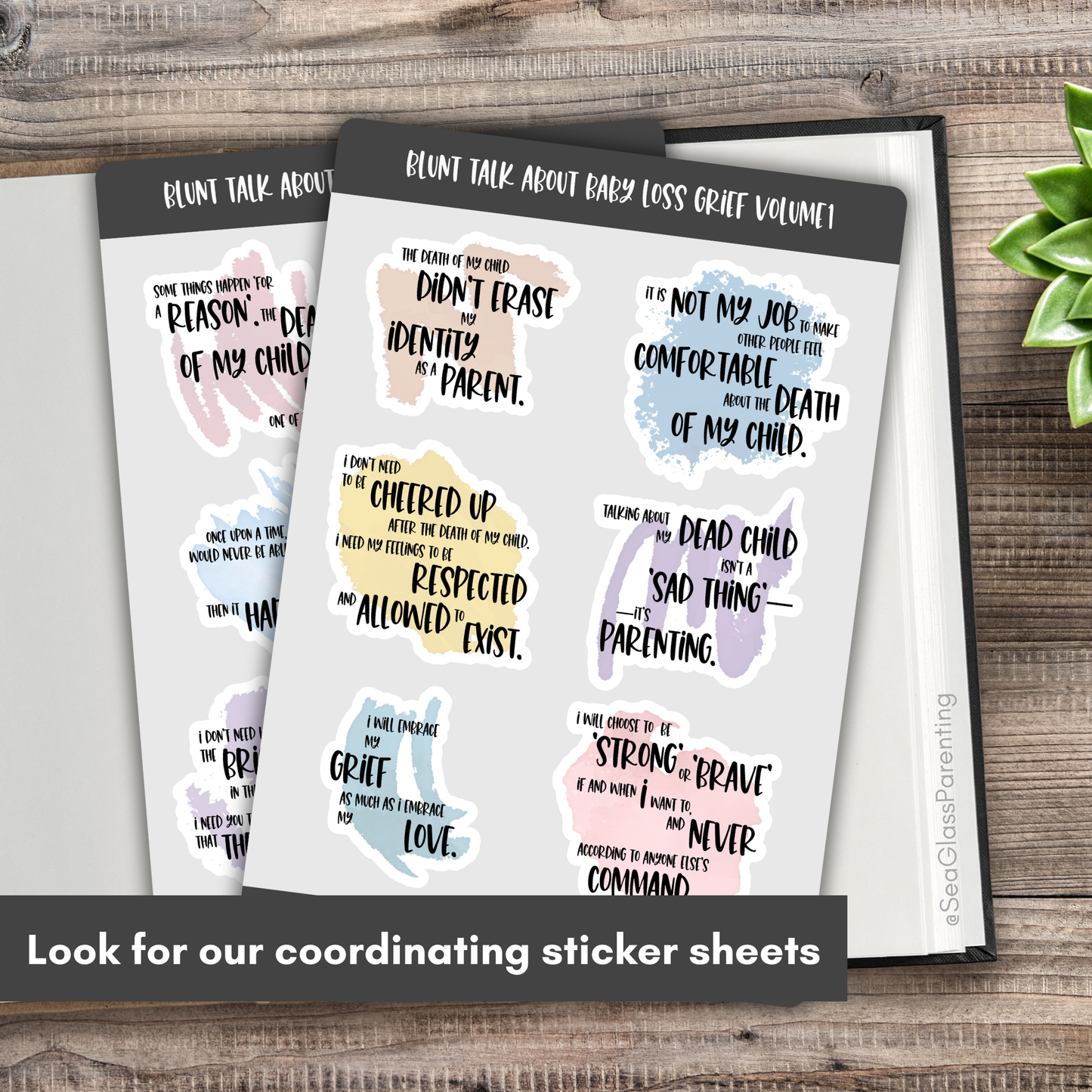 Blunt Clapbacks for Life After Baby Loss: Once Upon a Time I Thought I Would Never be Able to Survive it Either—Life After Baby Loss (vinyl sticker)
