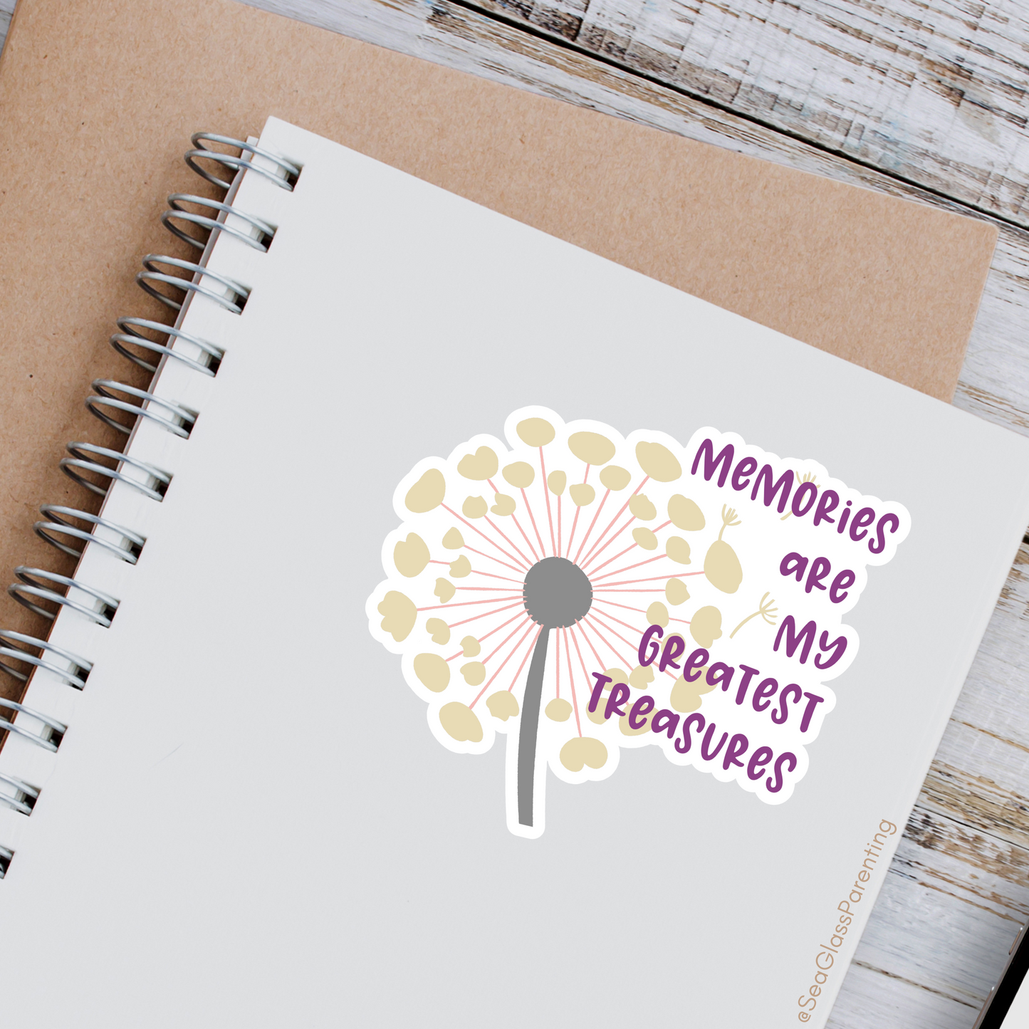 Memories Are My Greatest Treasures—Baby Loss Remembrance (vinyl sticker)