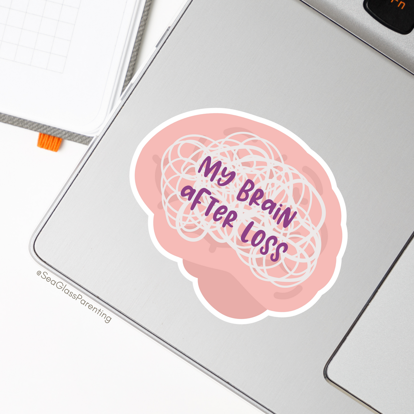 My Brain After Loss—Grief Awareness and Education (vinyl sticker)