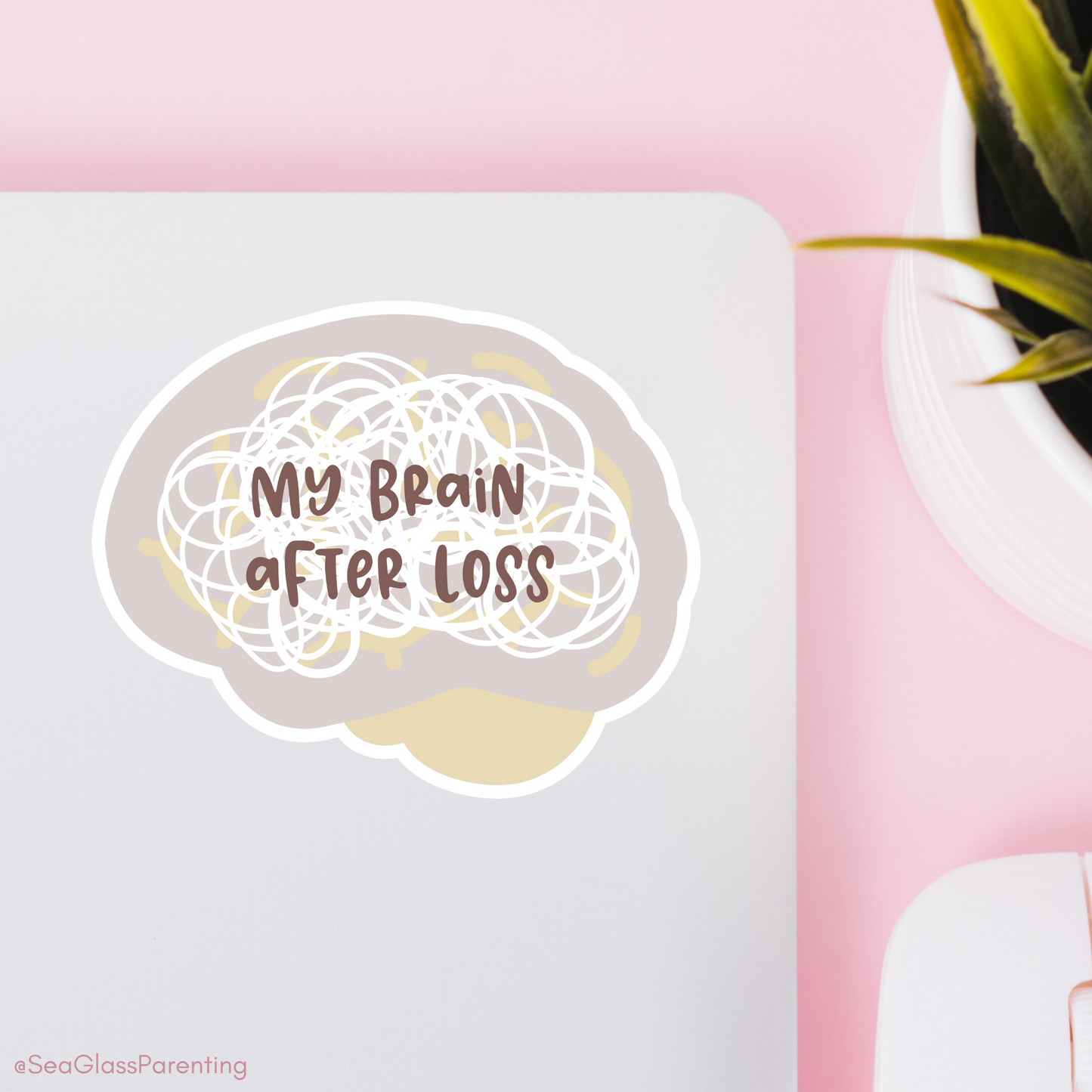 My Brain After Loss—Grief Awareness and Education (vinyl sticker)