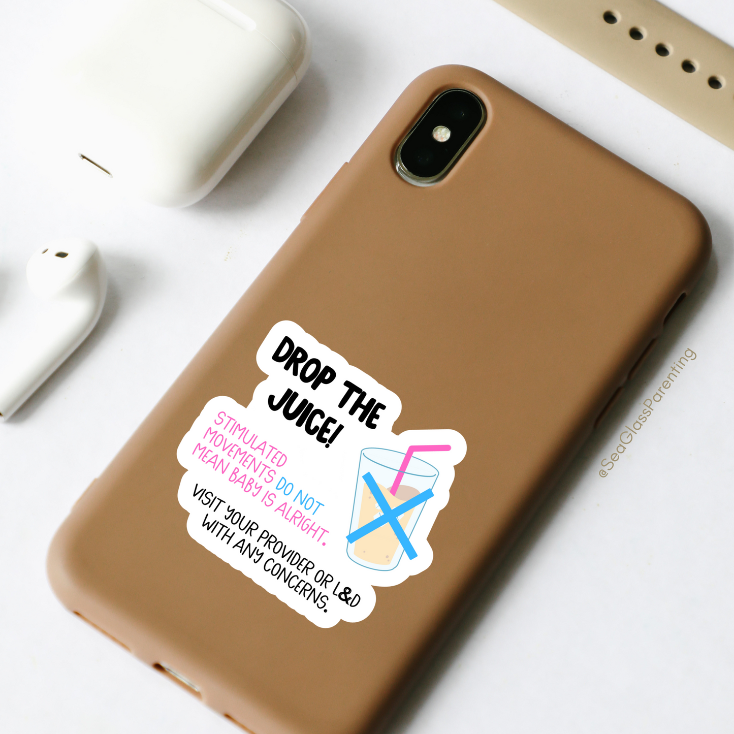 Pregnancy Notes Minis—Informed Pregnancy (mini vinyl sticker sheet)