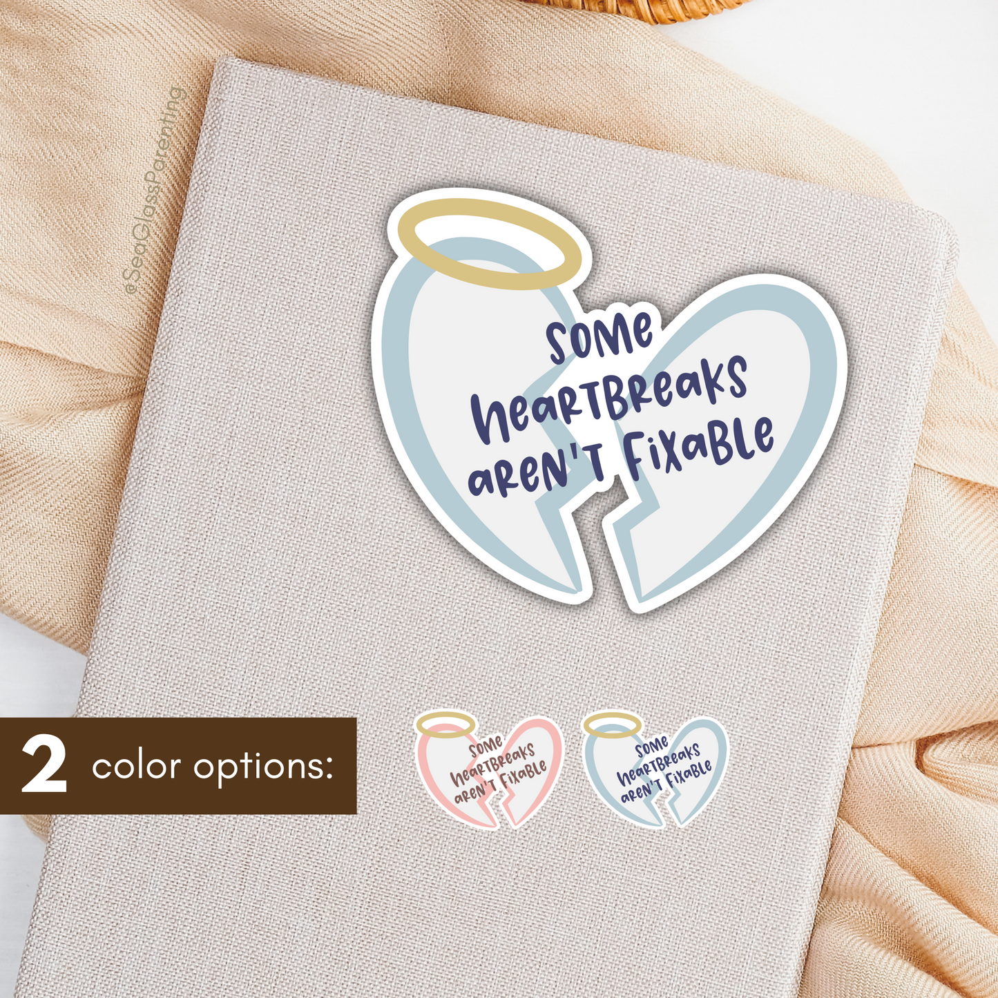 Some Heartbreaks Aren't Fixable—Life After Tragedy, Trauma, or Loss (vinyl sticker)