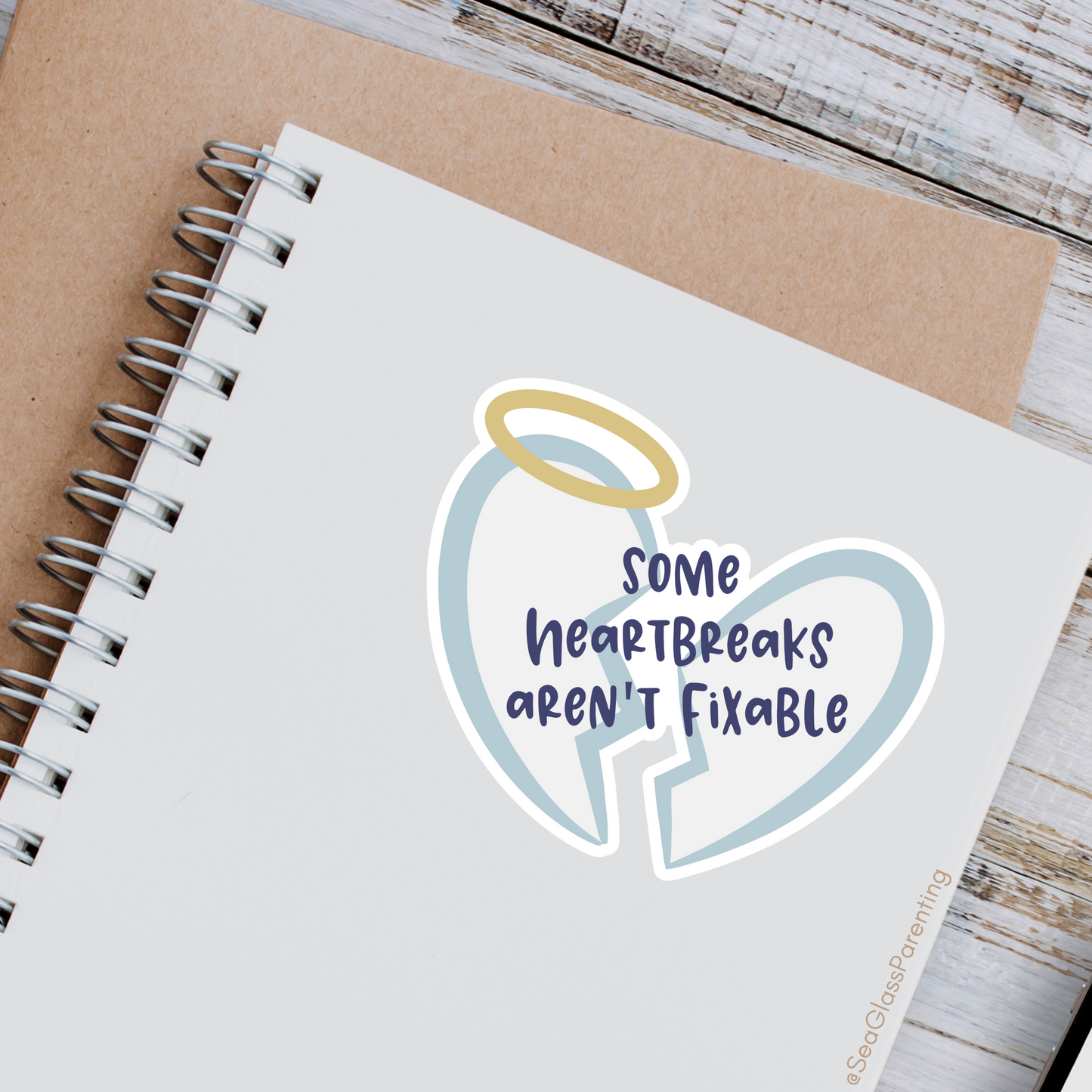 Some Heartbreaks Aren't Fixable—Life After Tragedy, Trauma, or Loss (vinyl sticker)
