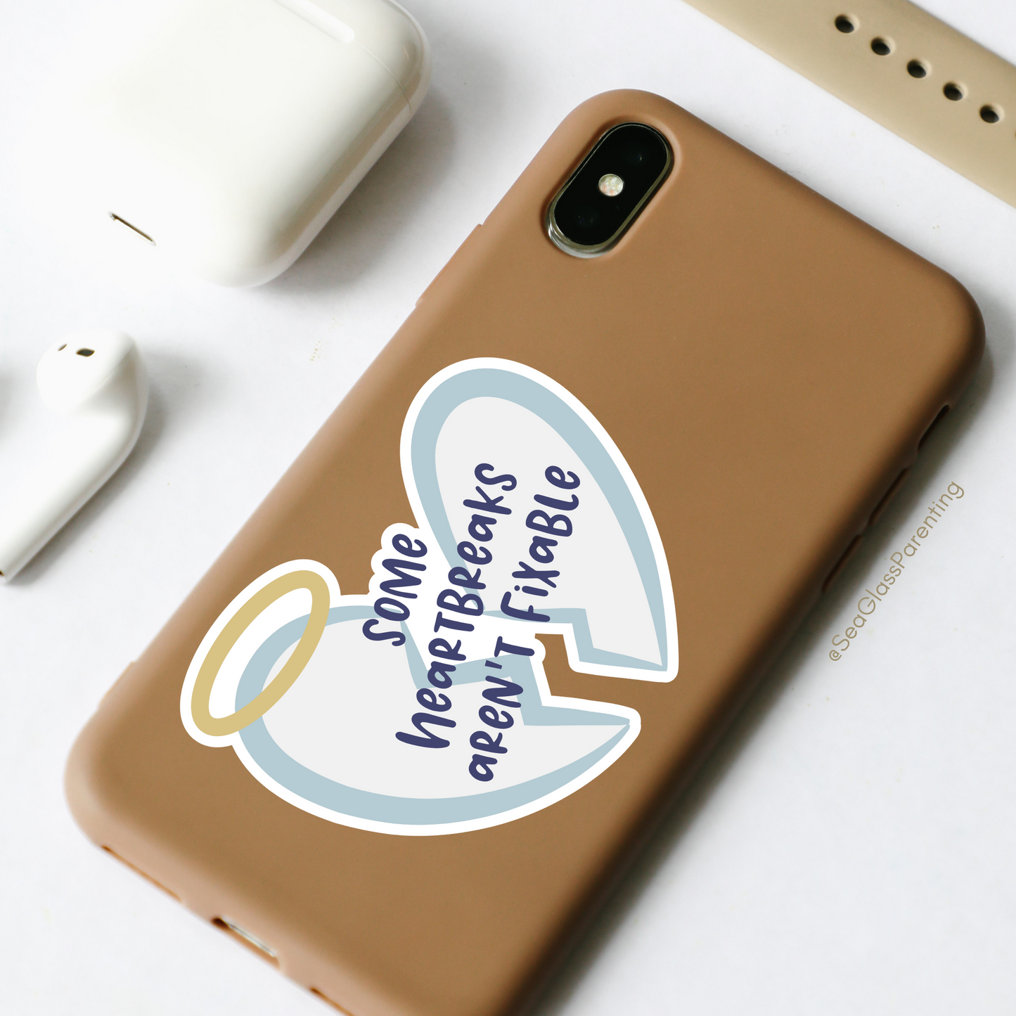 Some Heartbreaks Aren't Fixable—Life After Tragedy, Trauma, or Loss (vinyl sticker)